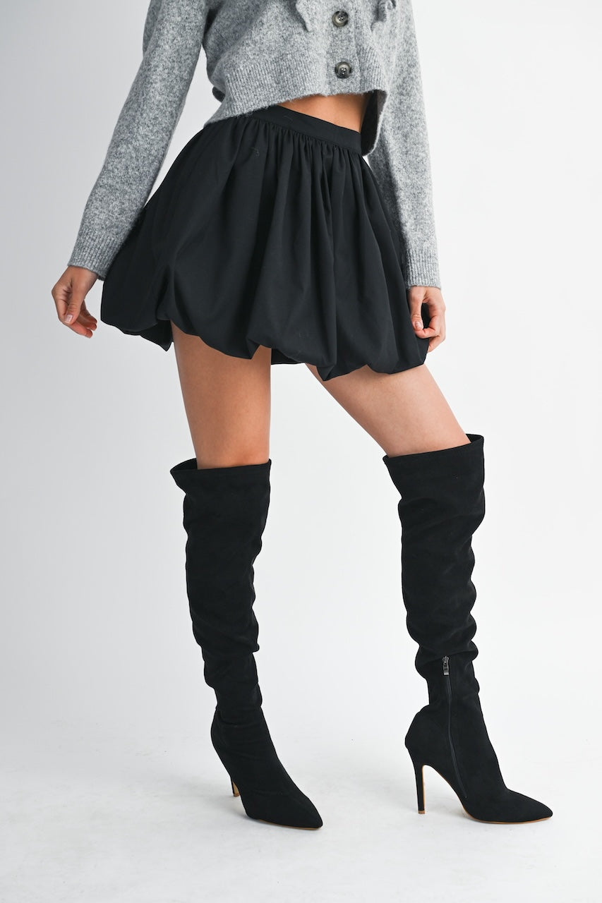 Black Bubble Skirt