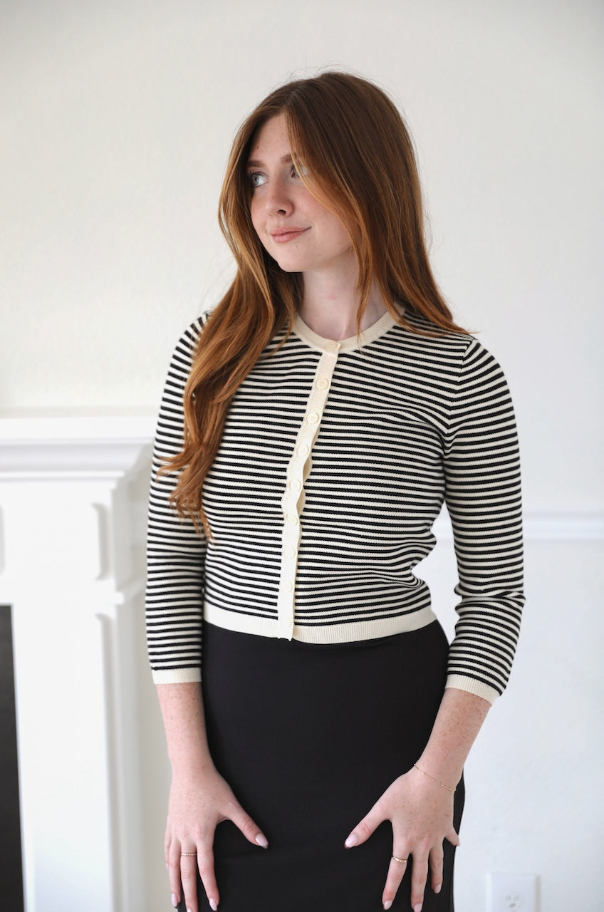 Striped Cardigan