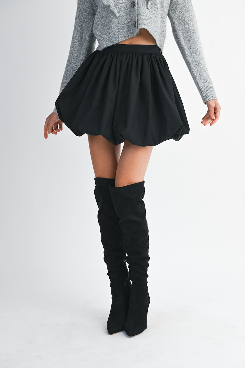Black Bubble Skirt M