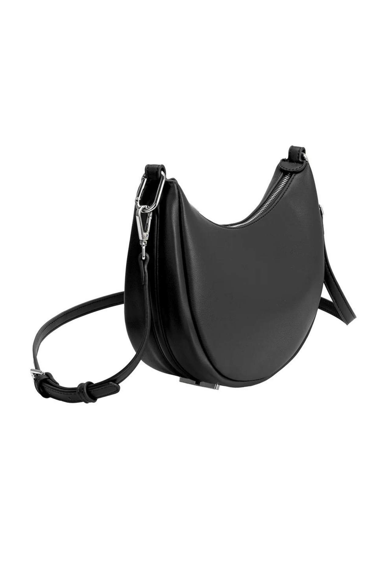 Sasha Black Vegan Crossbody Bag