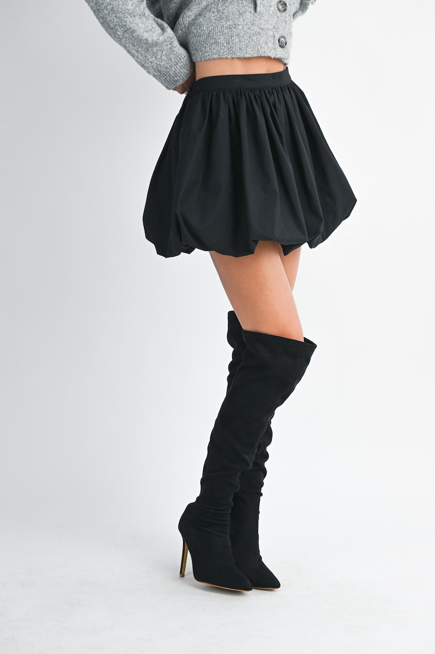 Black Bubble Skirt