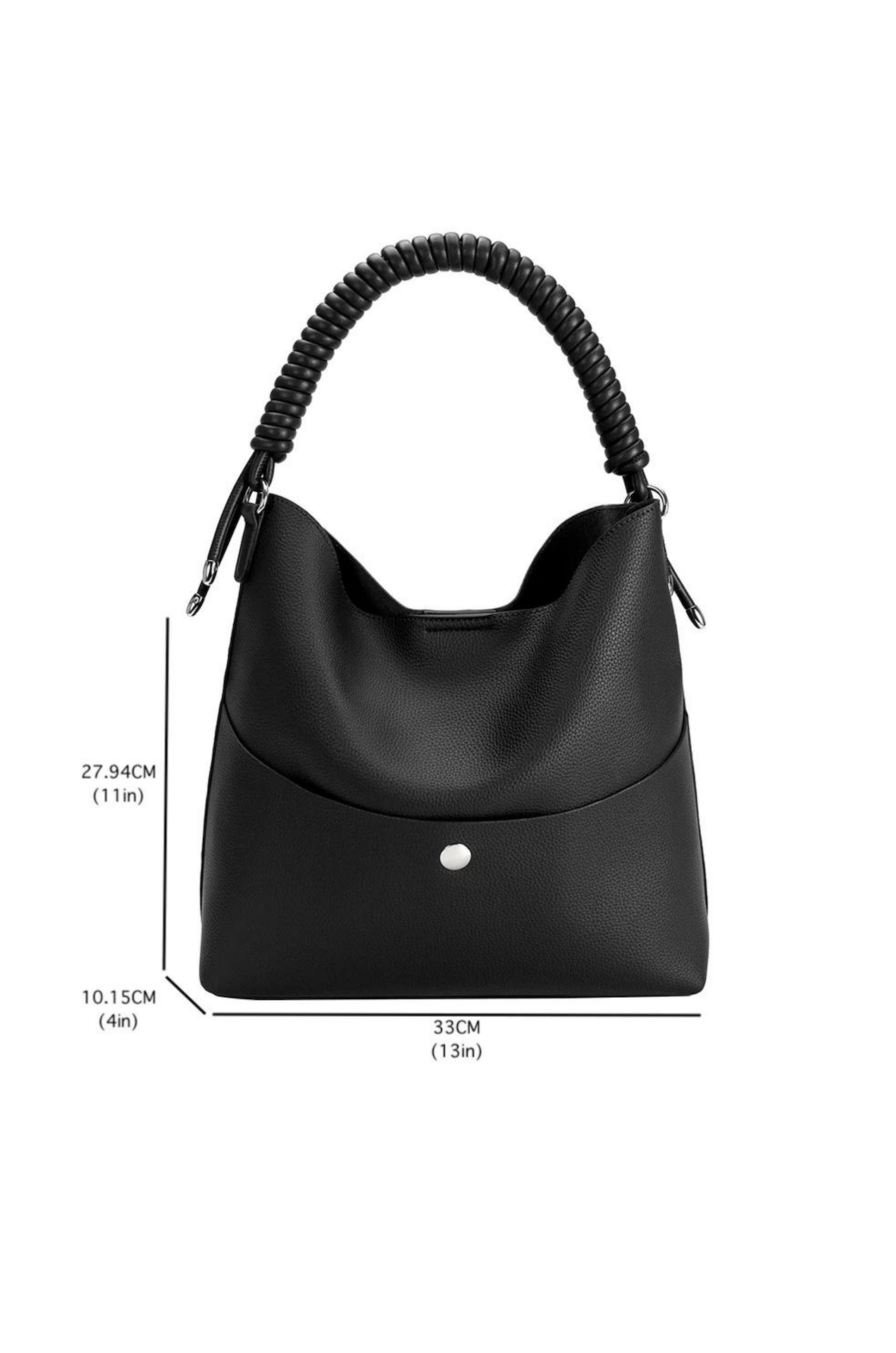 Molly Black Tote Bag