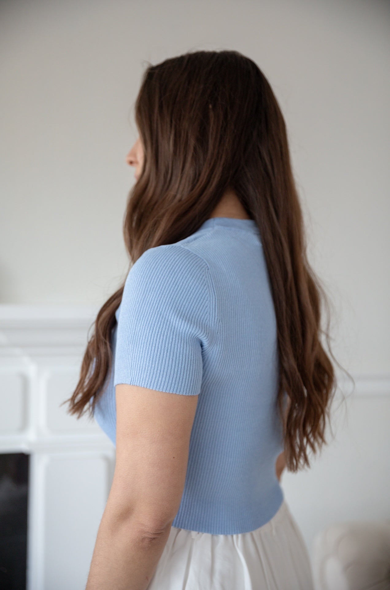 Olivia Blue short sleeve top