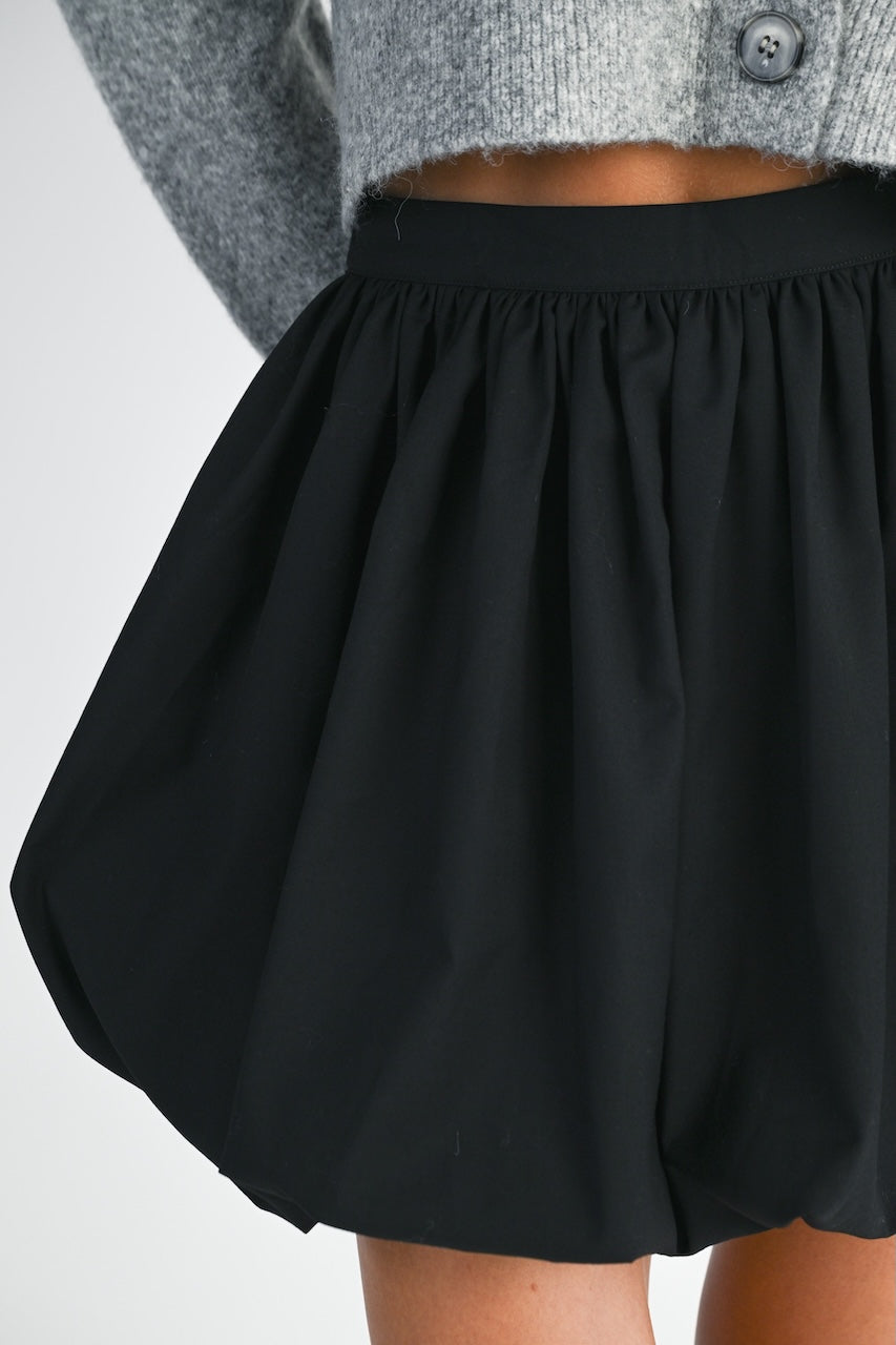 Black Bubble Skirt