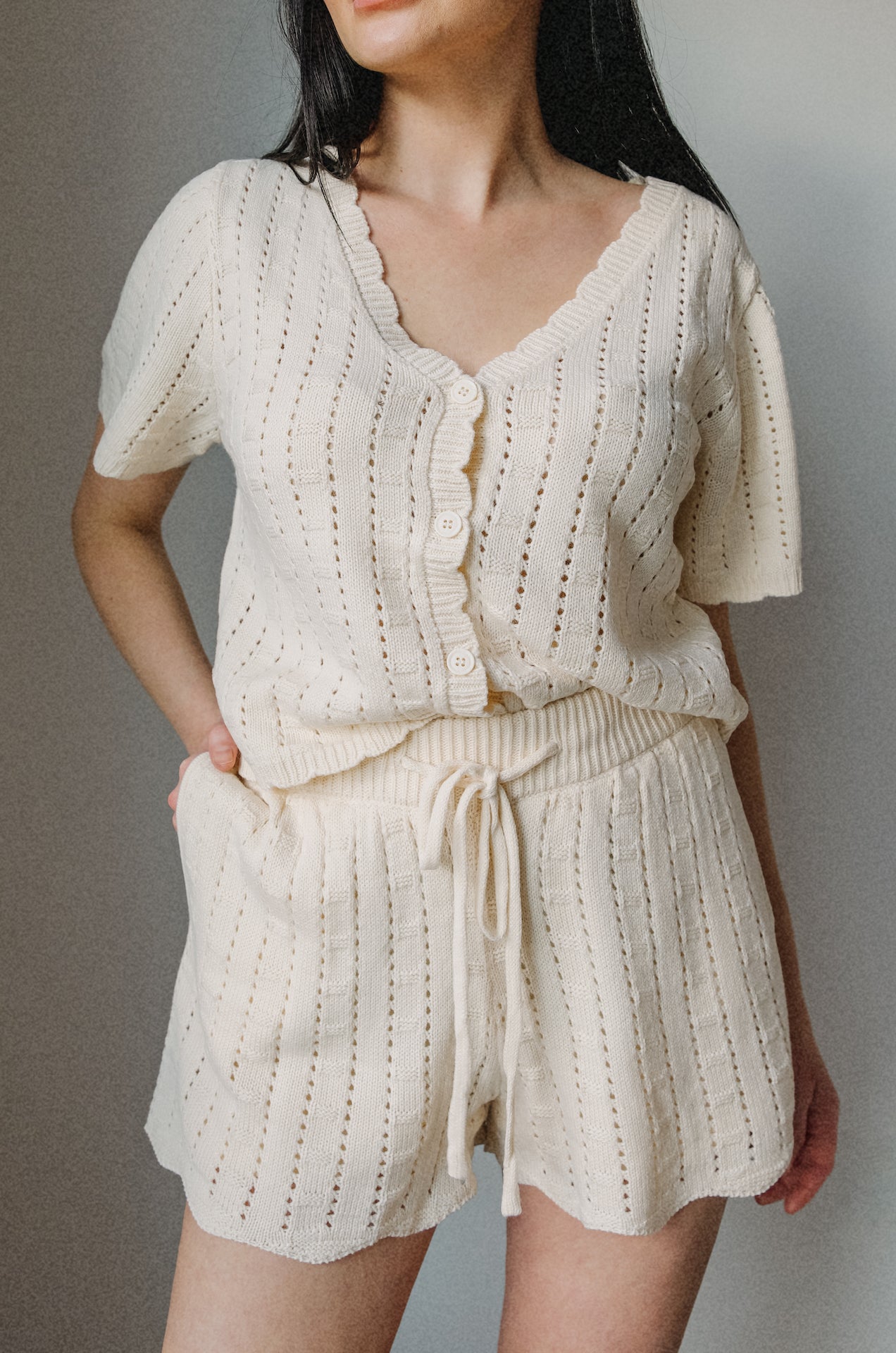 Sweater and Shorts Set