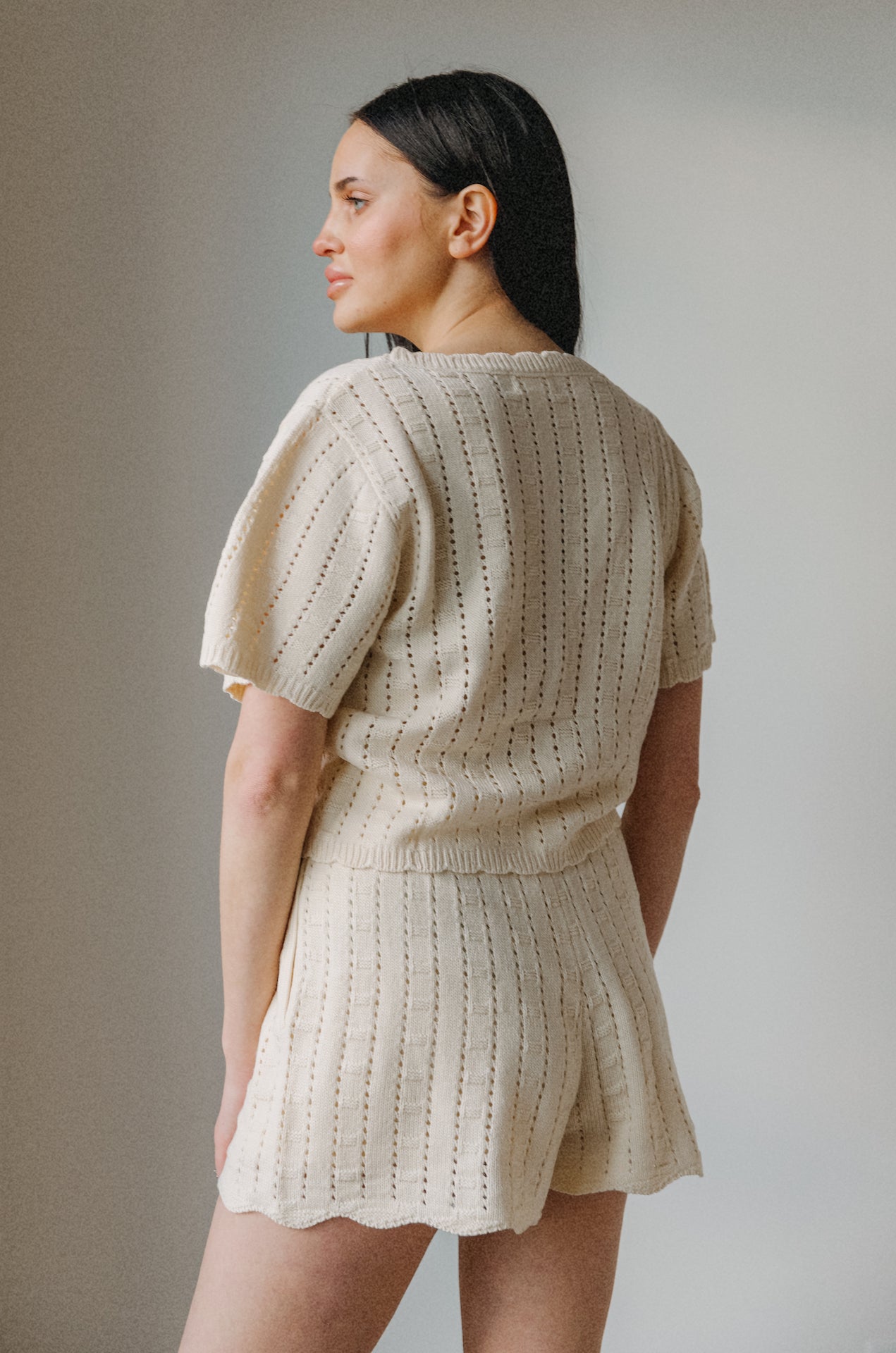 Sweater and Shorts Set