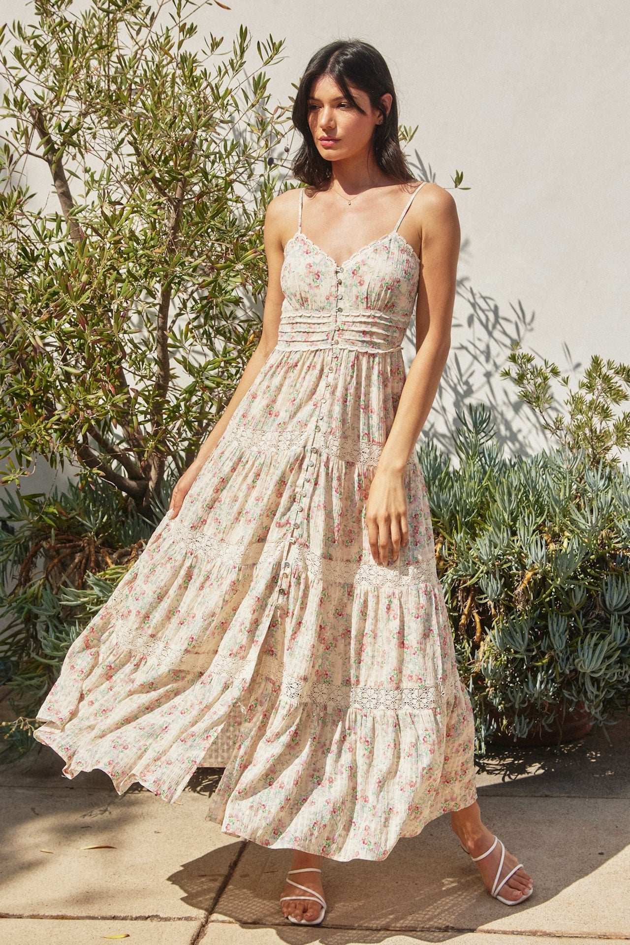 Cottagecore Maxi Dress L Cottagecore Maxi Dress L
