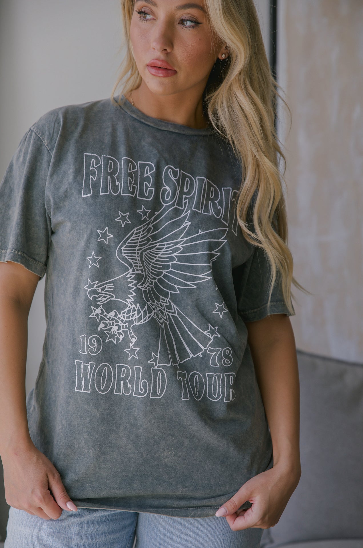 free spirit eagle 1978 graphic tee