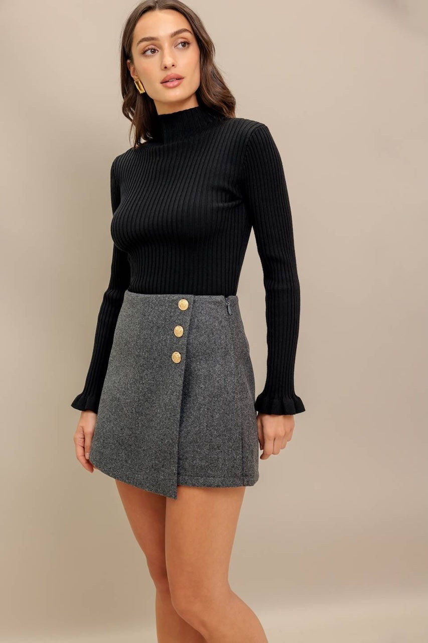 Grey Mini Skort
