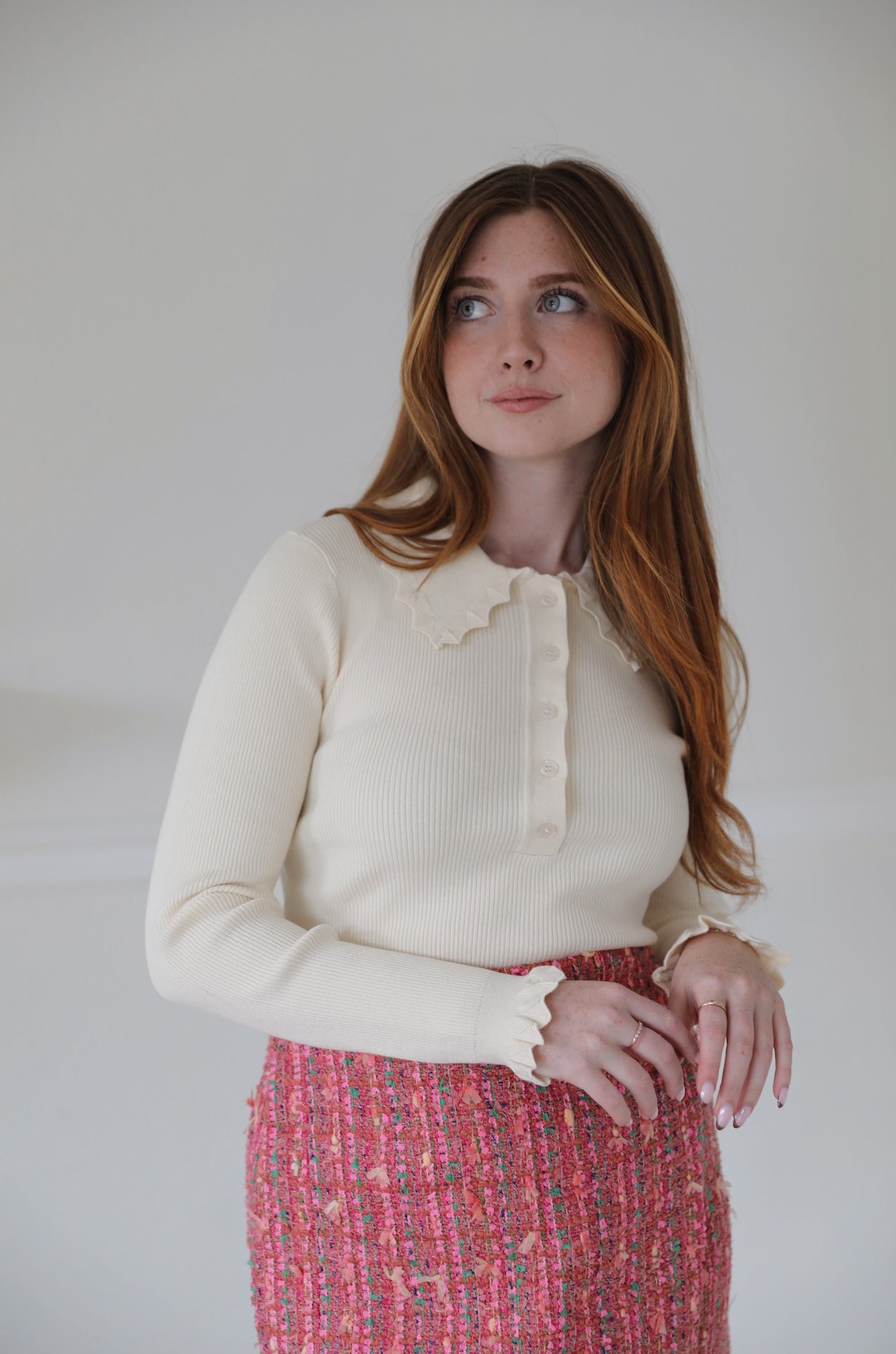 Polo Sweater Top
