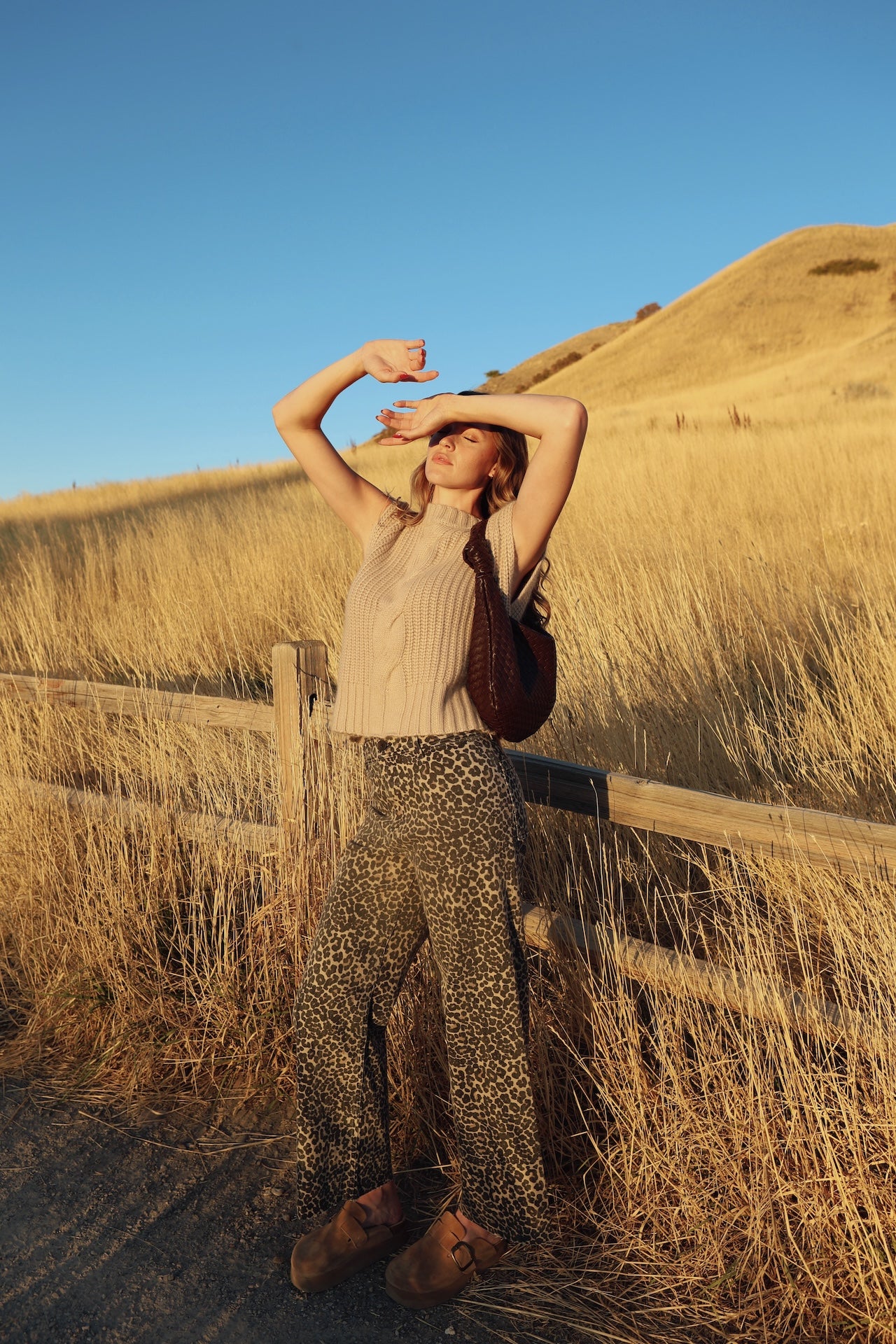 Leopard Print Jeans