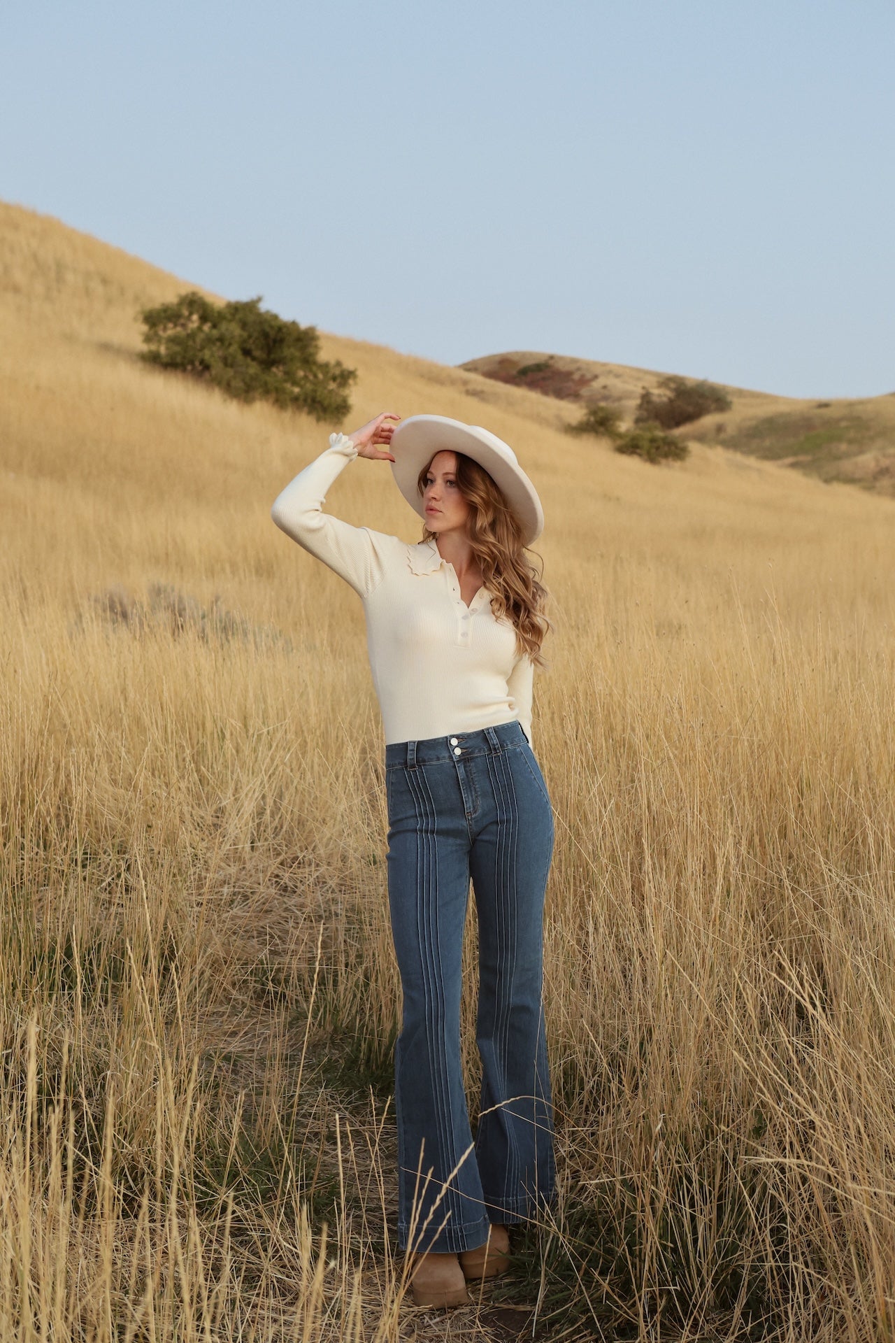 Polo Sweater Top