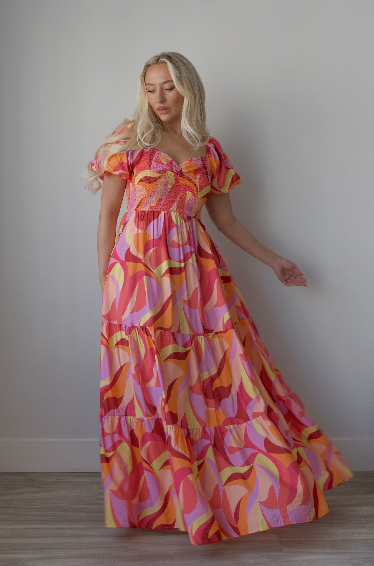 chinese dress ladies Live Freely Multi Color Maxi Dress Multi / Small main image 1