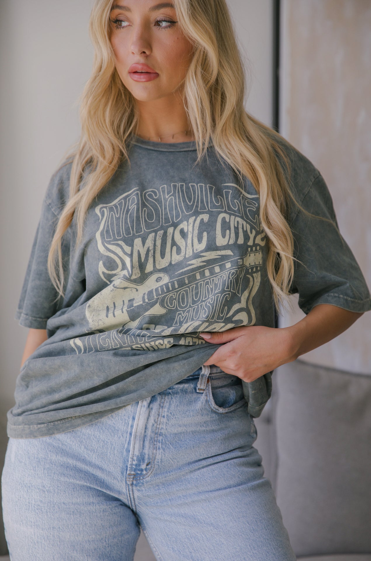 Nashville music city country music festival Tennessee since 1978 graphic tee