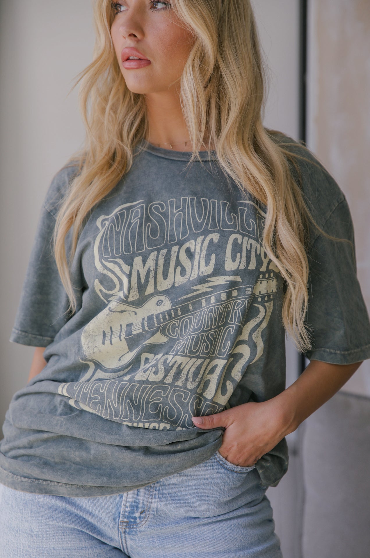 Nashville music city country music festival Tennessee since 1978 graphic tee