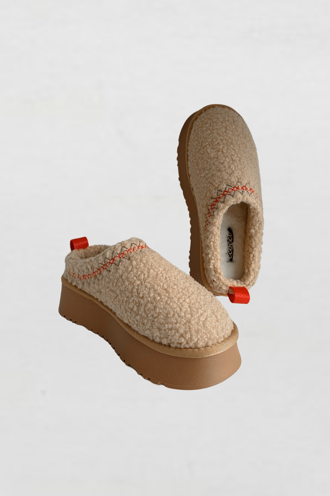 Platform Sherpa Slippers