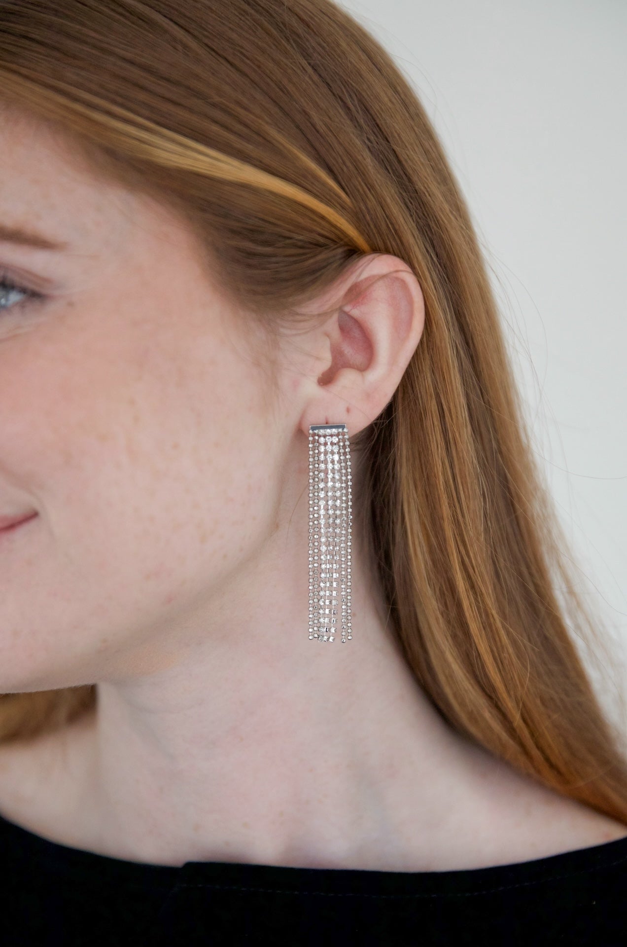 Rhinestone Dangle Earrings