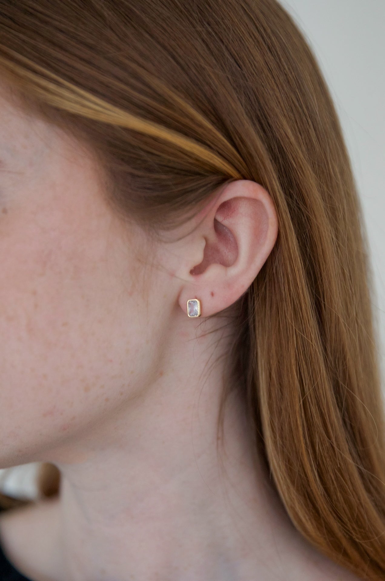 Rhinestone Stud Earrings