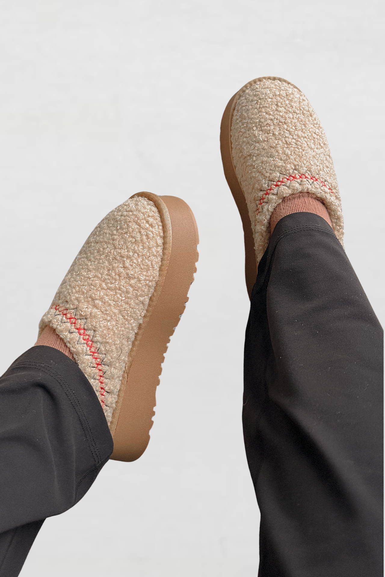 Platform Sherpa Slippers