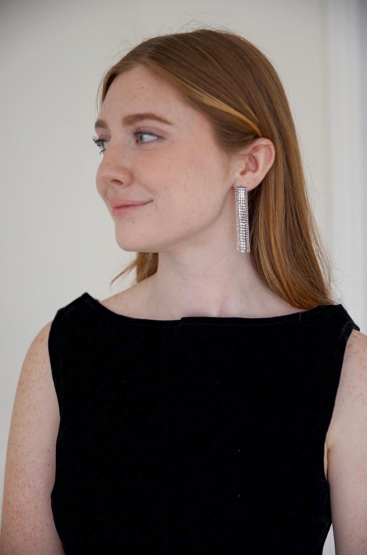 Rhinestone Dangle Earrings
