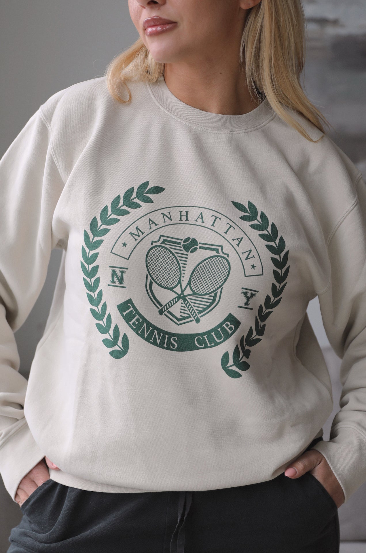 Shop the Preppy Hamptons Tennis Club Sweatshirt