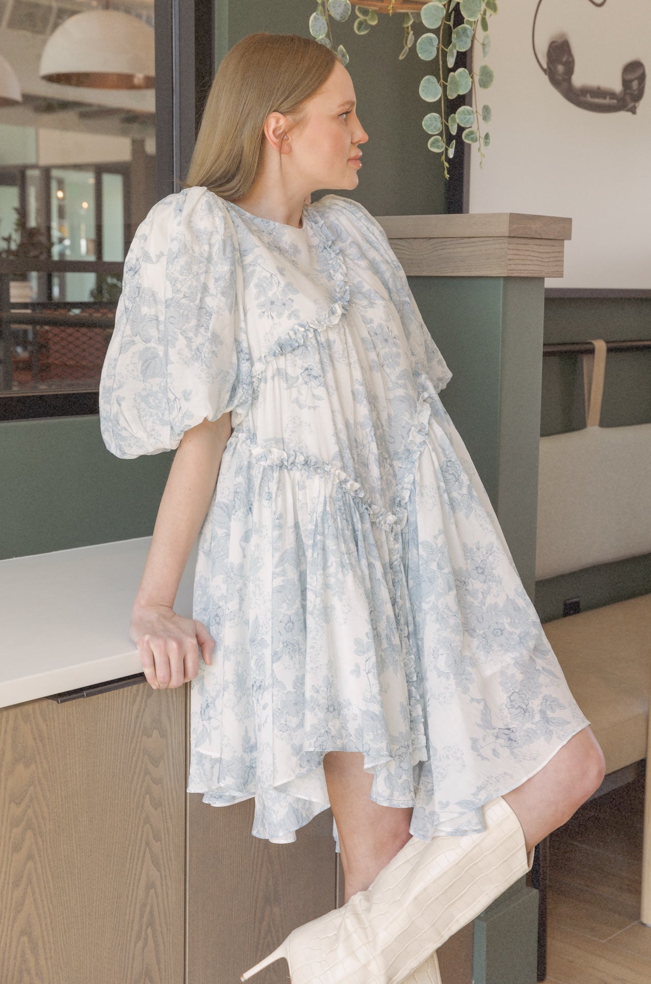 Toile Asymmetrical Mini Dress S Toile Asymmetrical Mini Dress S