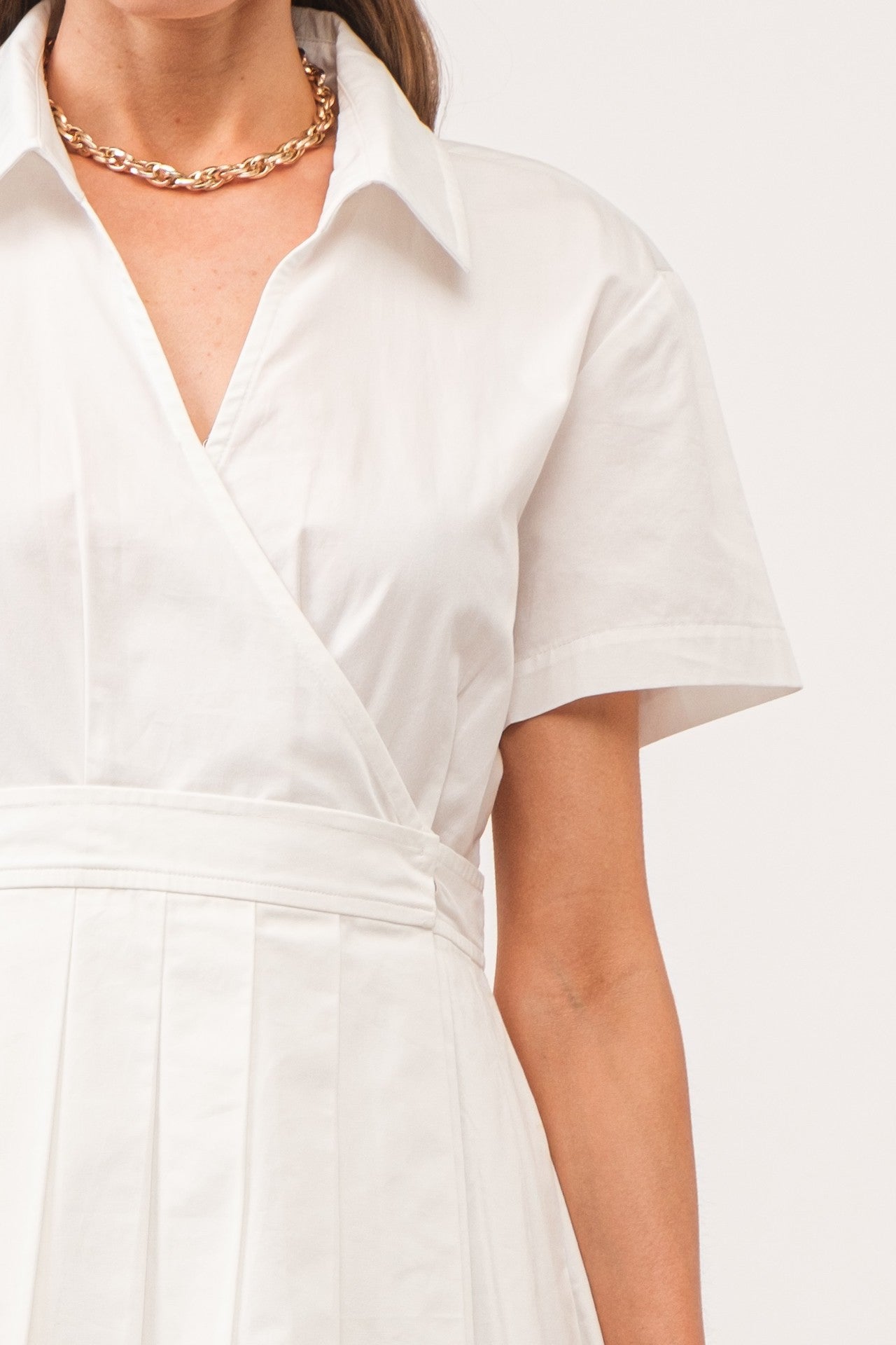 White Romper Dress