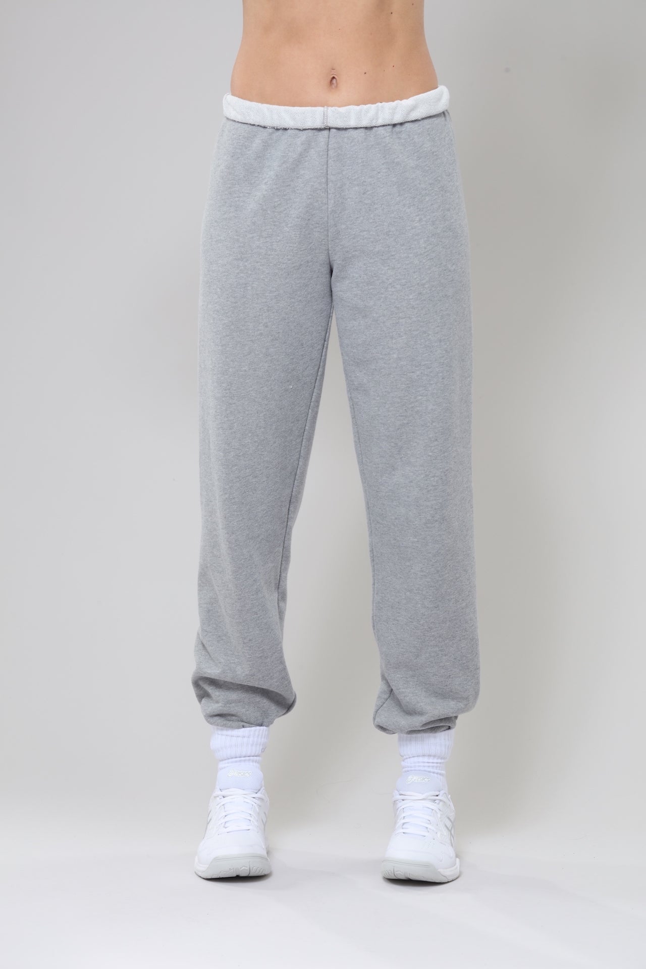 heather grey sweatpants set