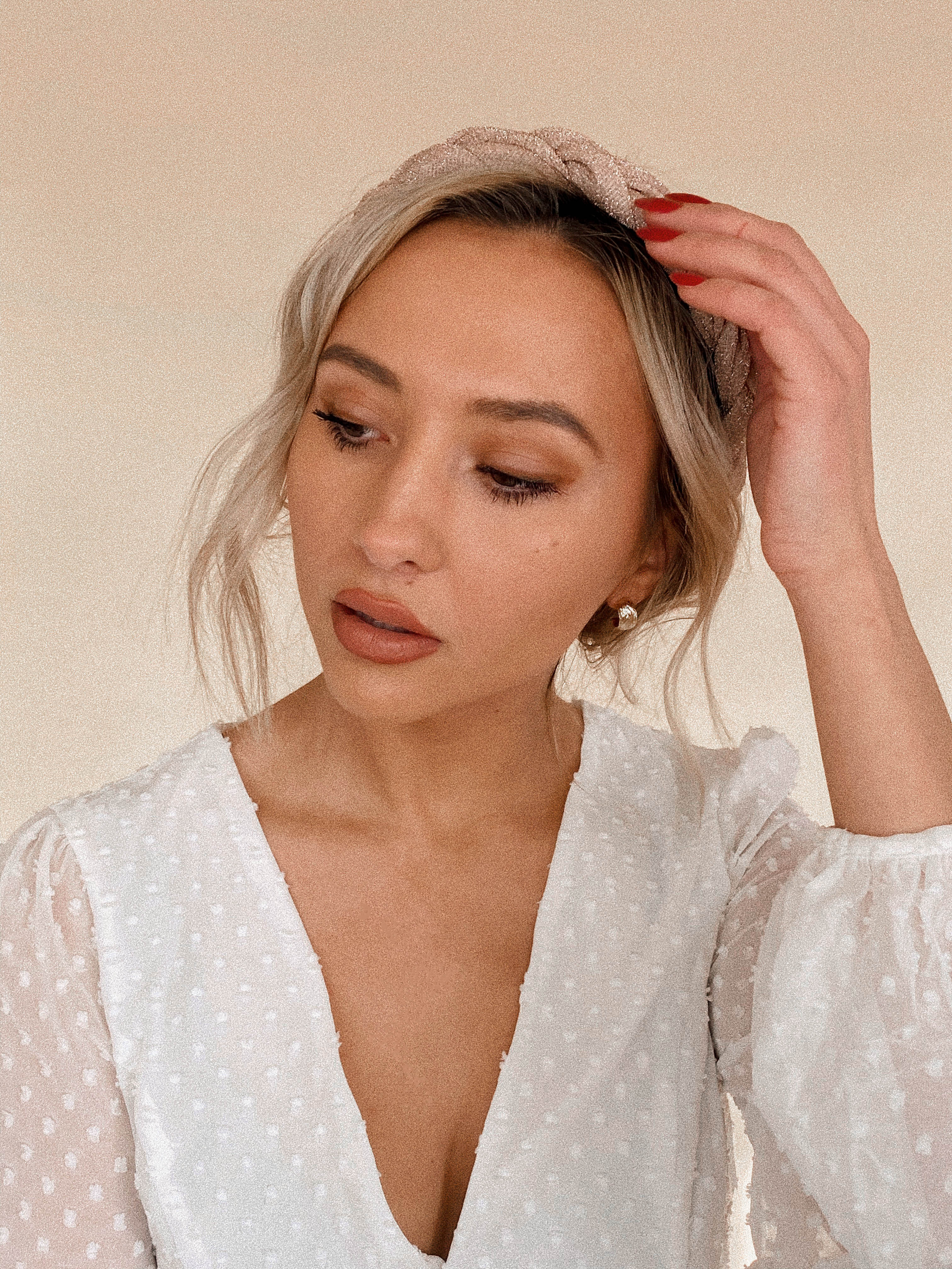 Rose Gold Braided Headband