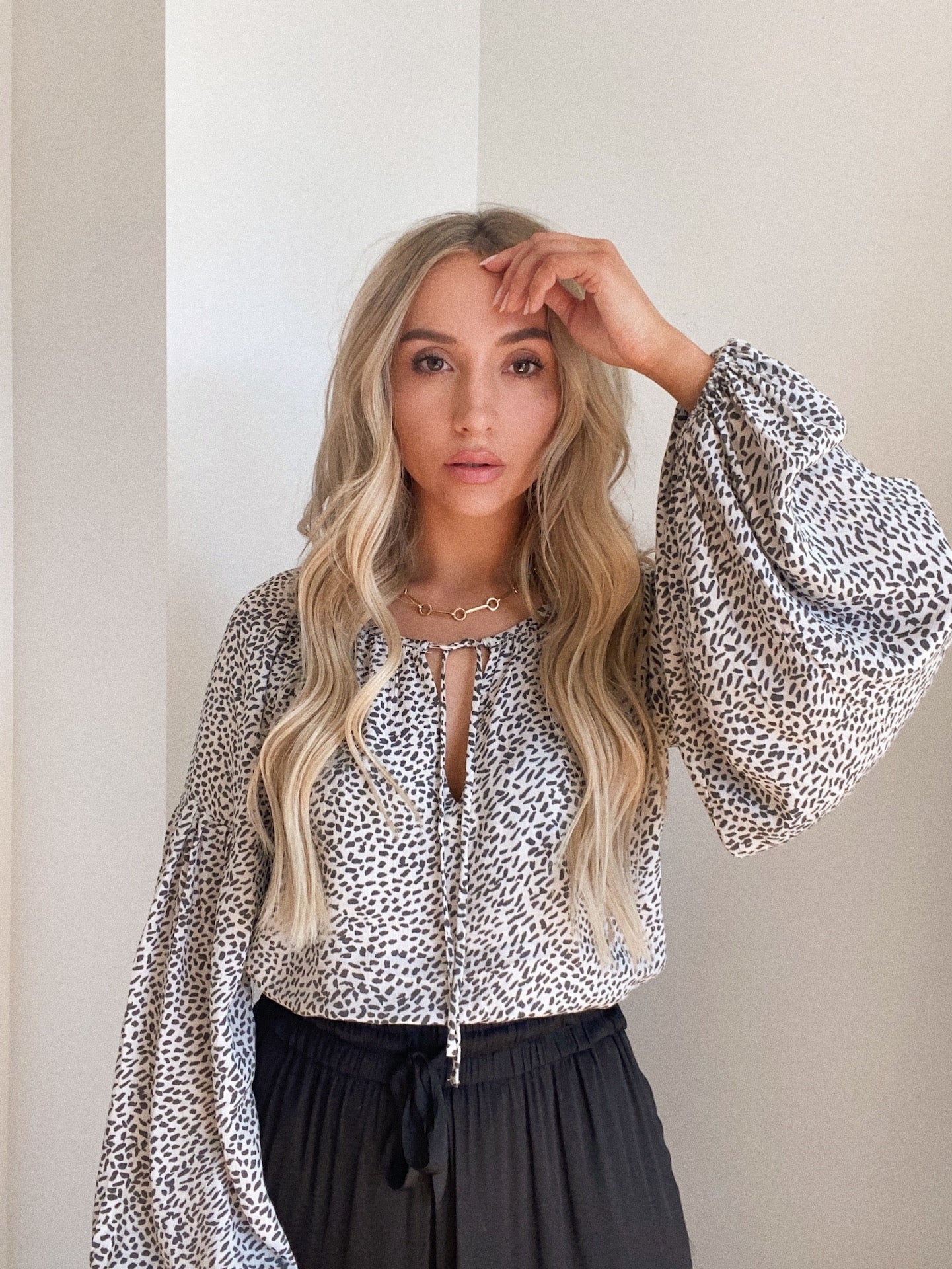 Bella Bohemian Printed Blouse
