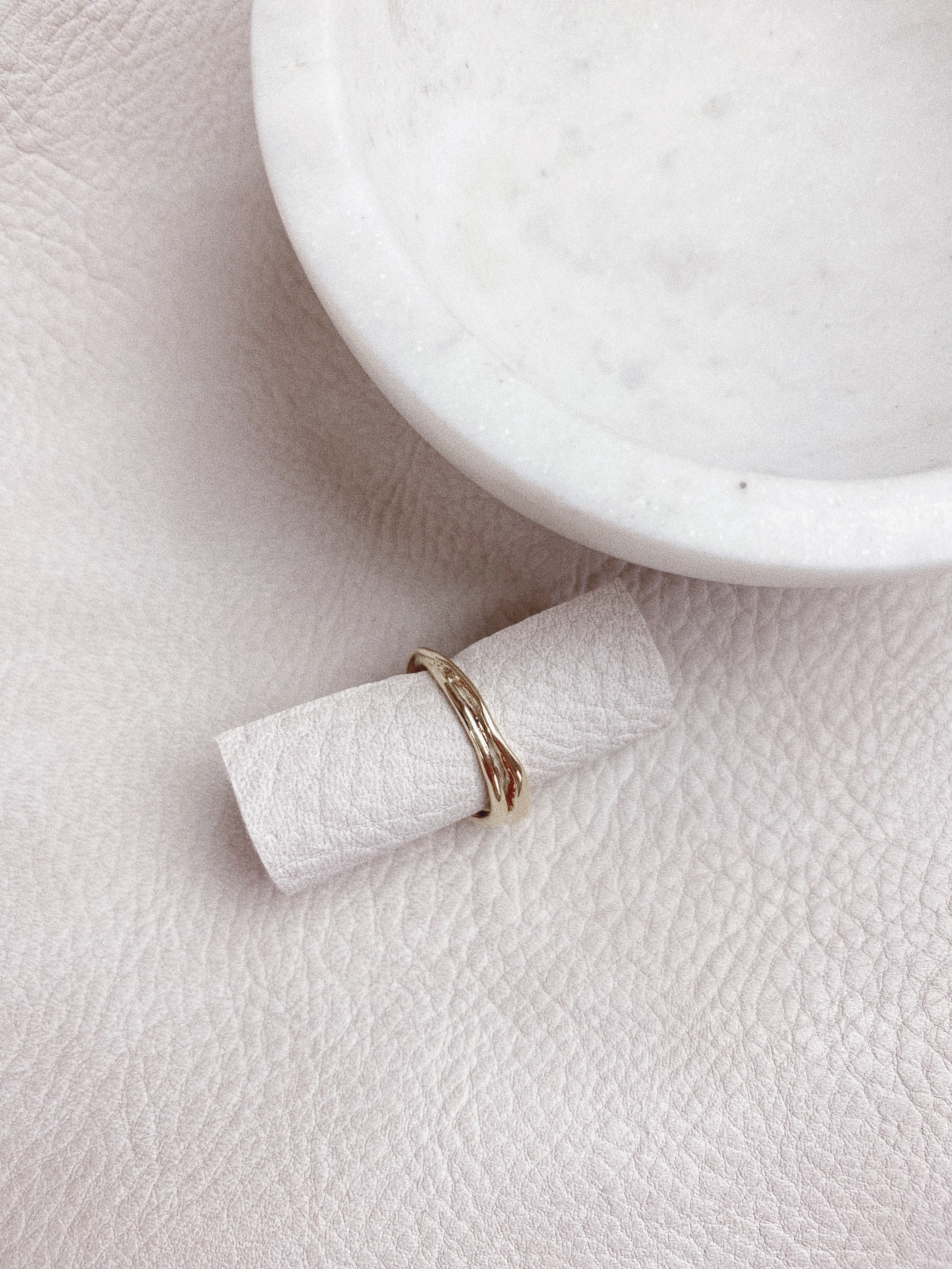 Gold Double Ring Band