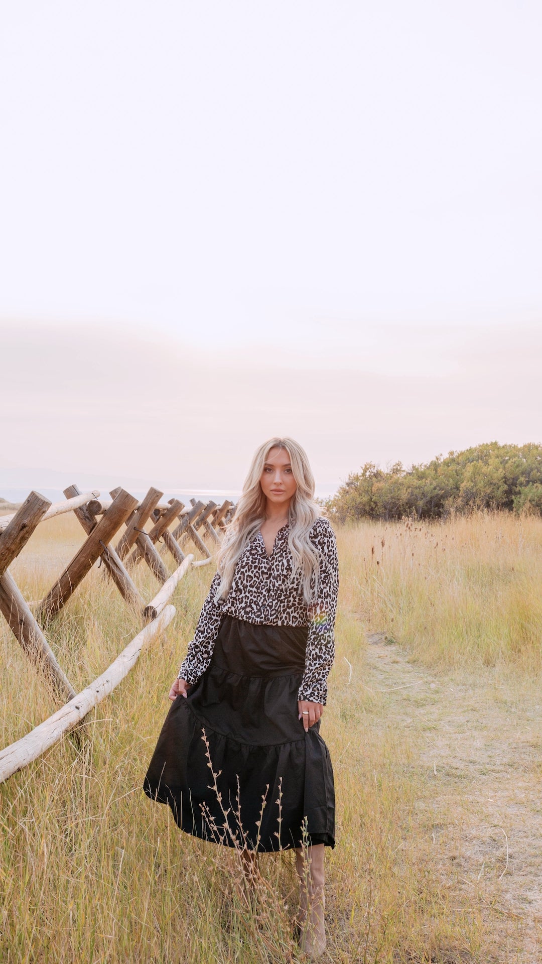 Charlotte Tiered Midi Skirt