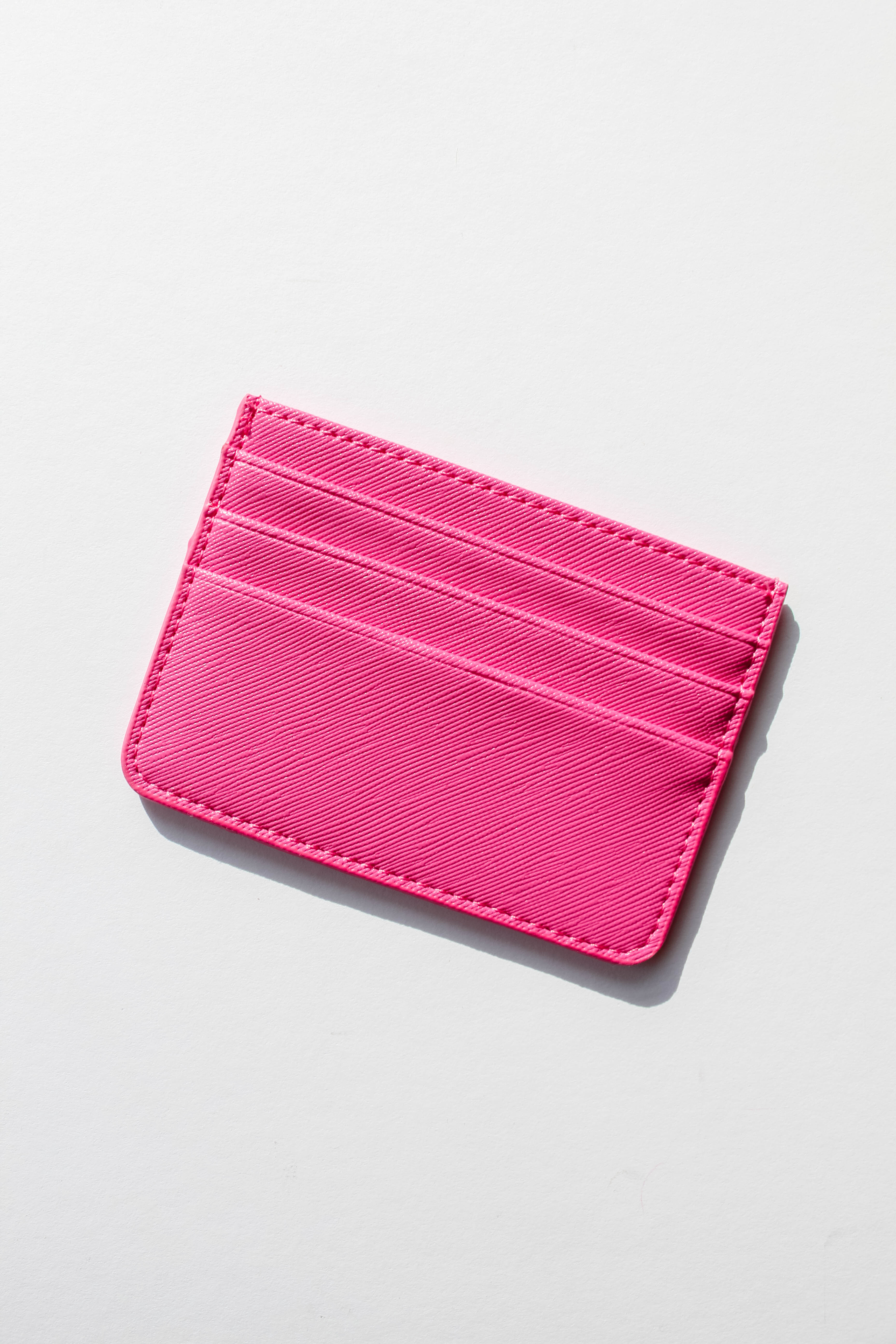 Fuchsia Sleek Card Holder Wallet
