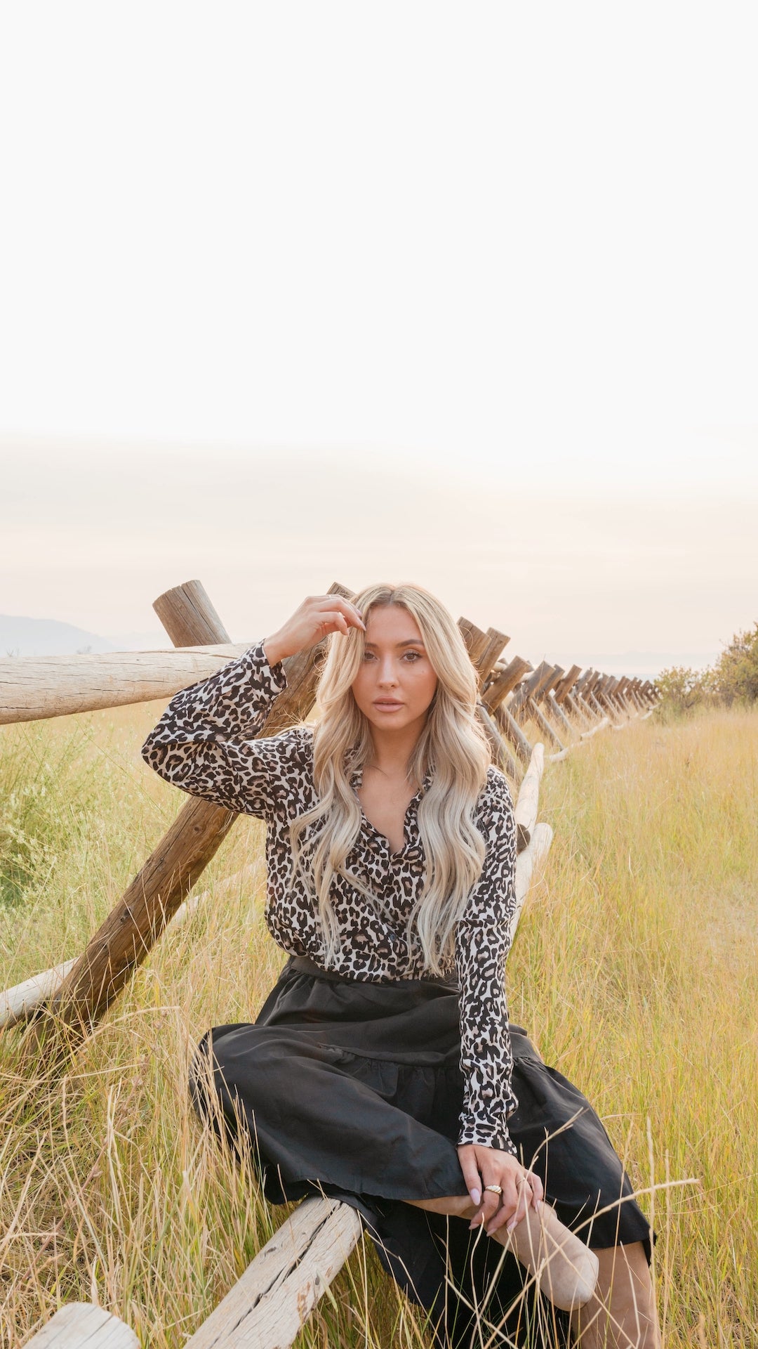 Wild Babe Leopard Print Blouse