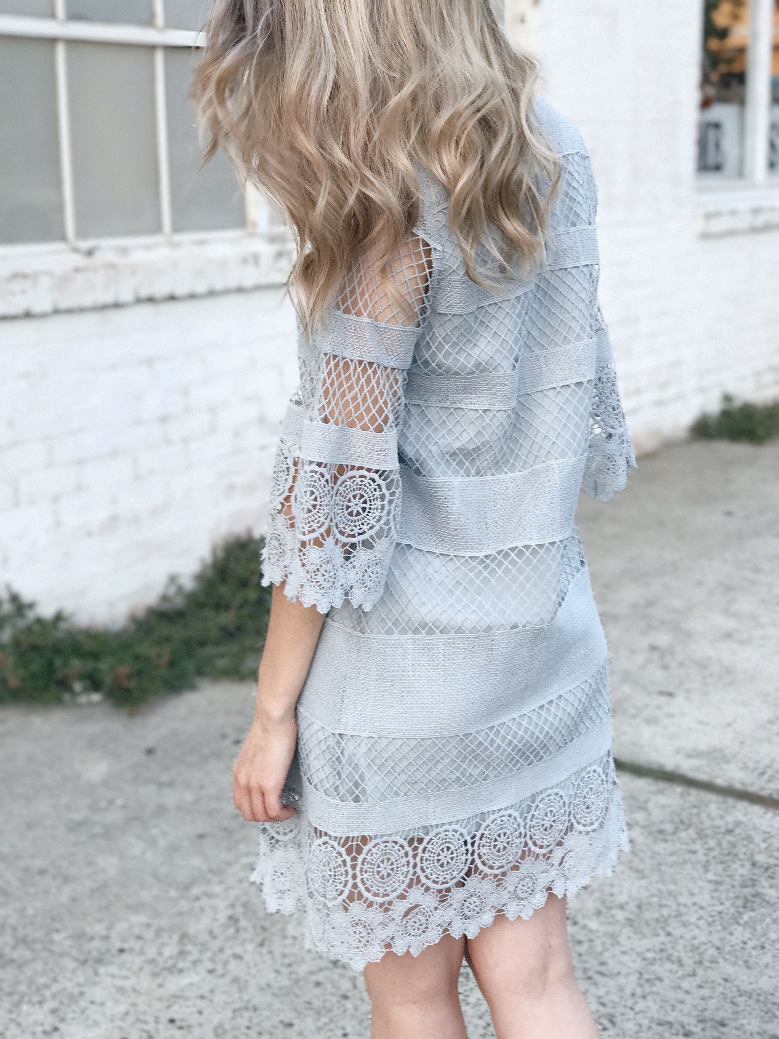Cara Crochet Mini Dress