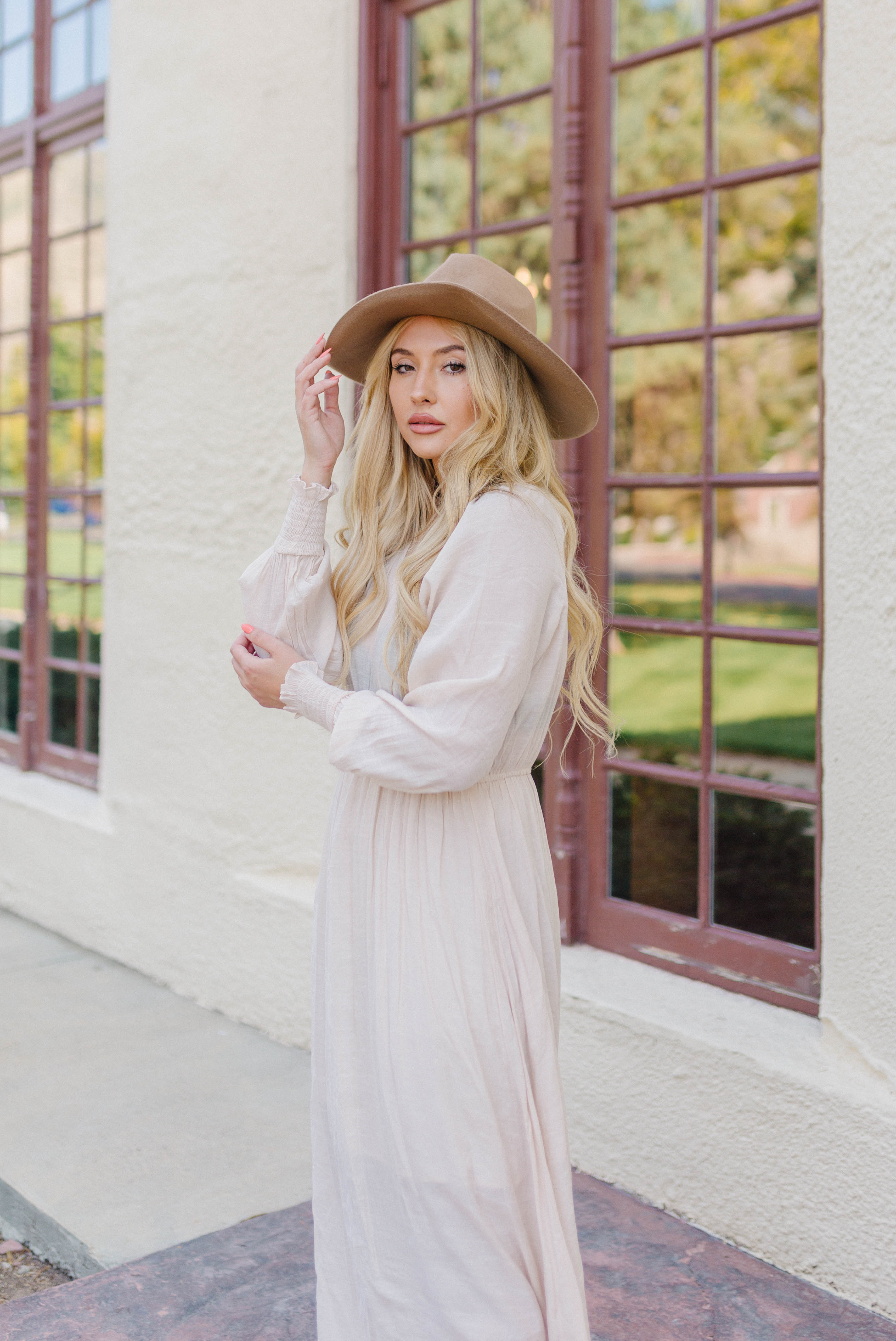 Natural Hues Maxi Dress - Natural Cream