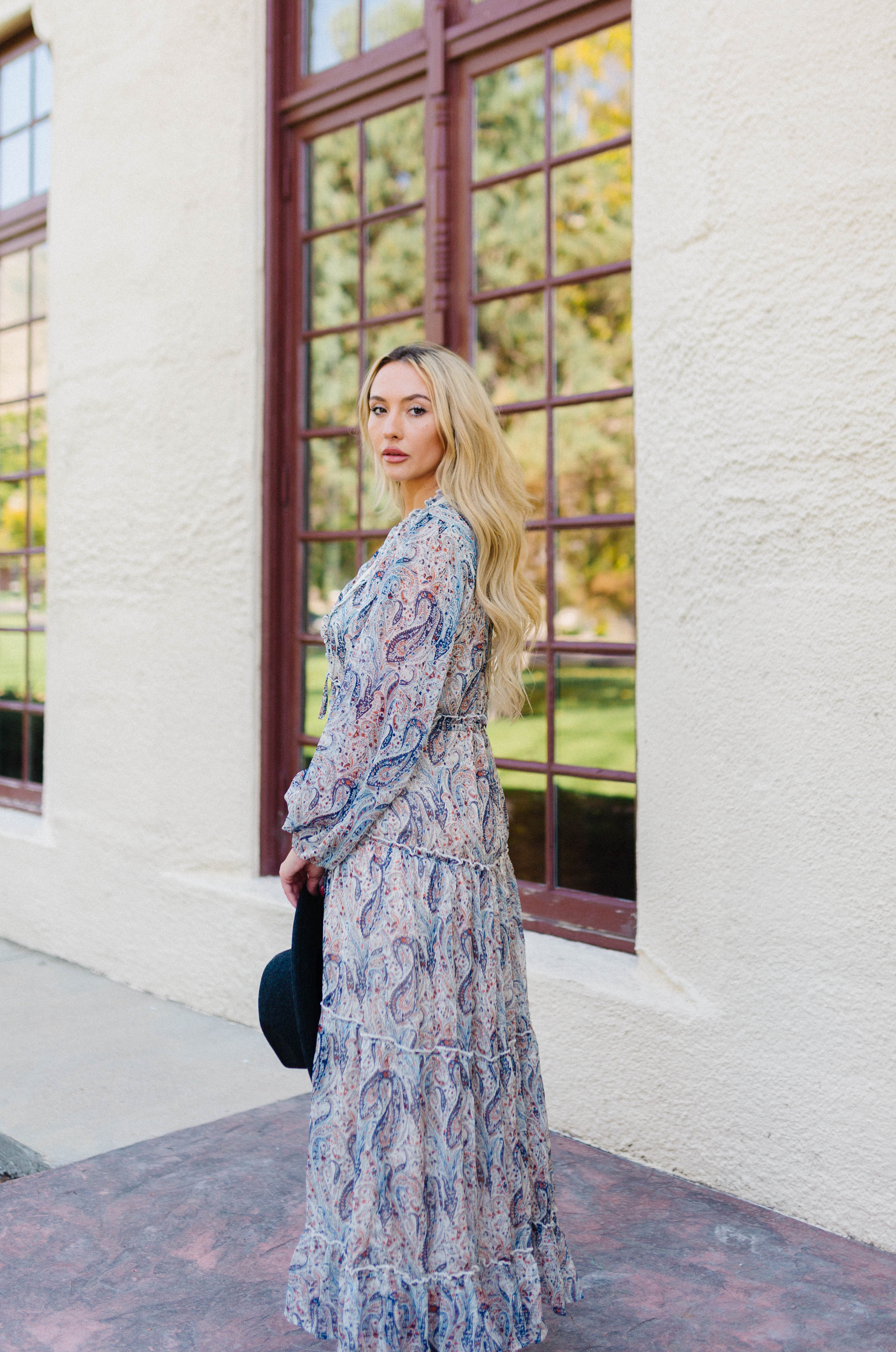 Bohemian Blues Dress - Dark Multicolor