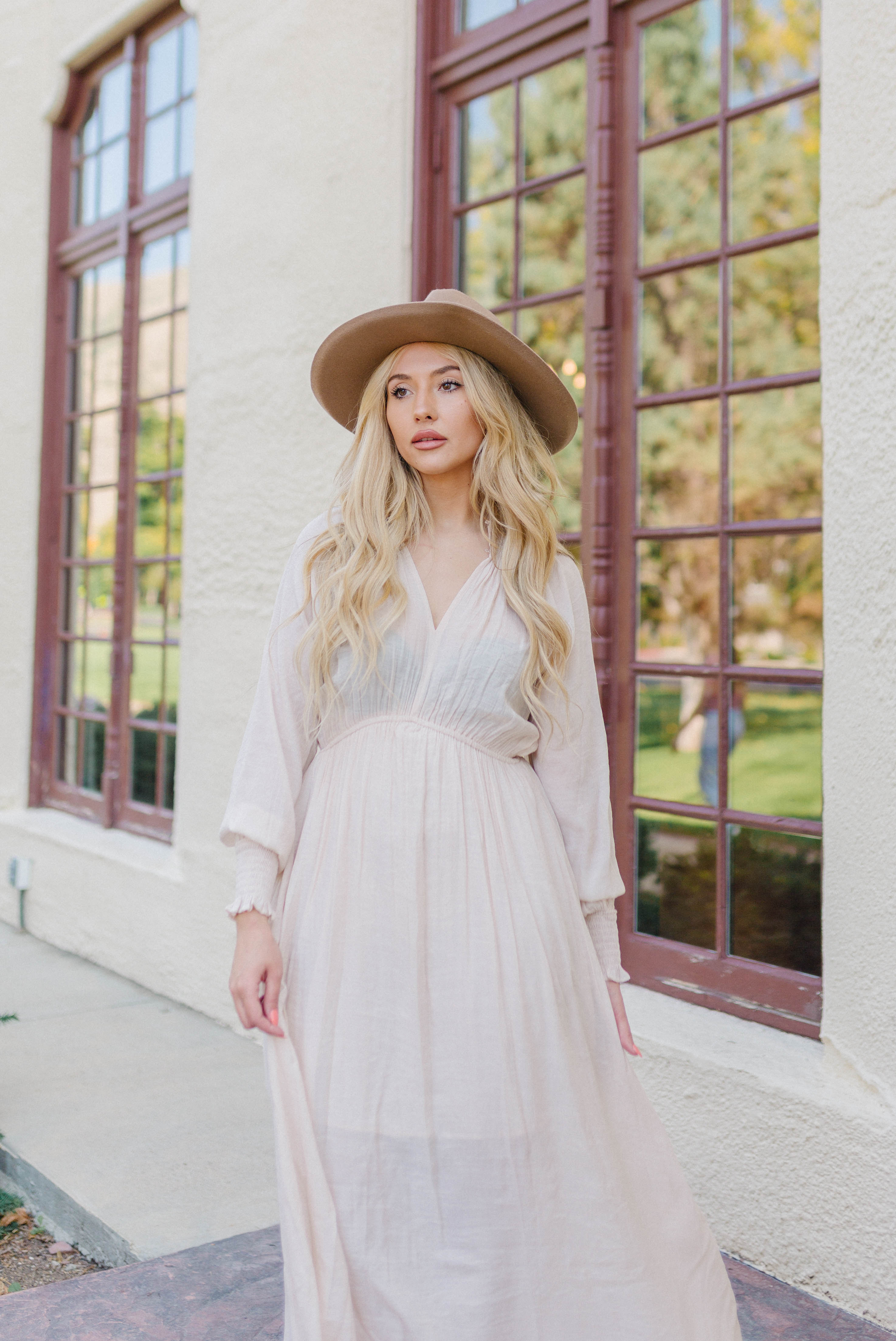 Natural Hues Maxi Dress - Natural Cream