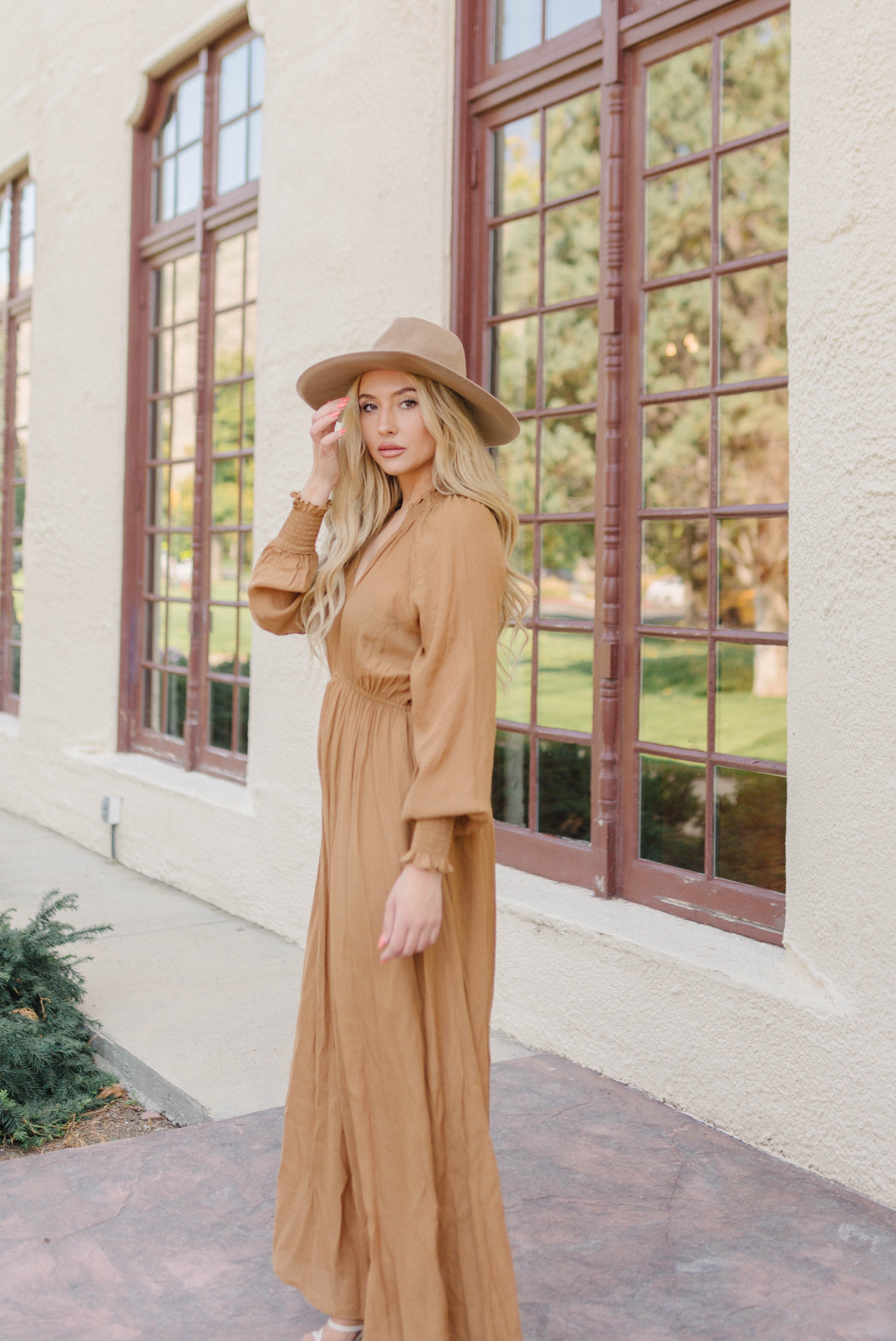 Natural Hues Maxi Dress - Brown