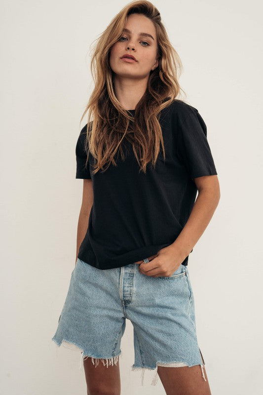 organic cotton basic tee