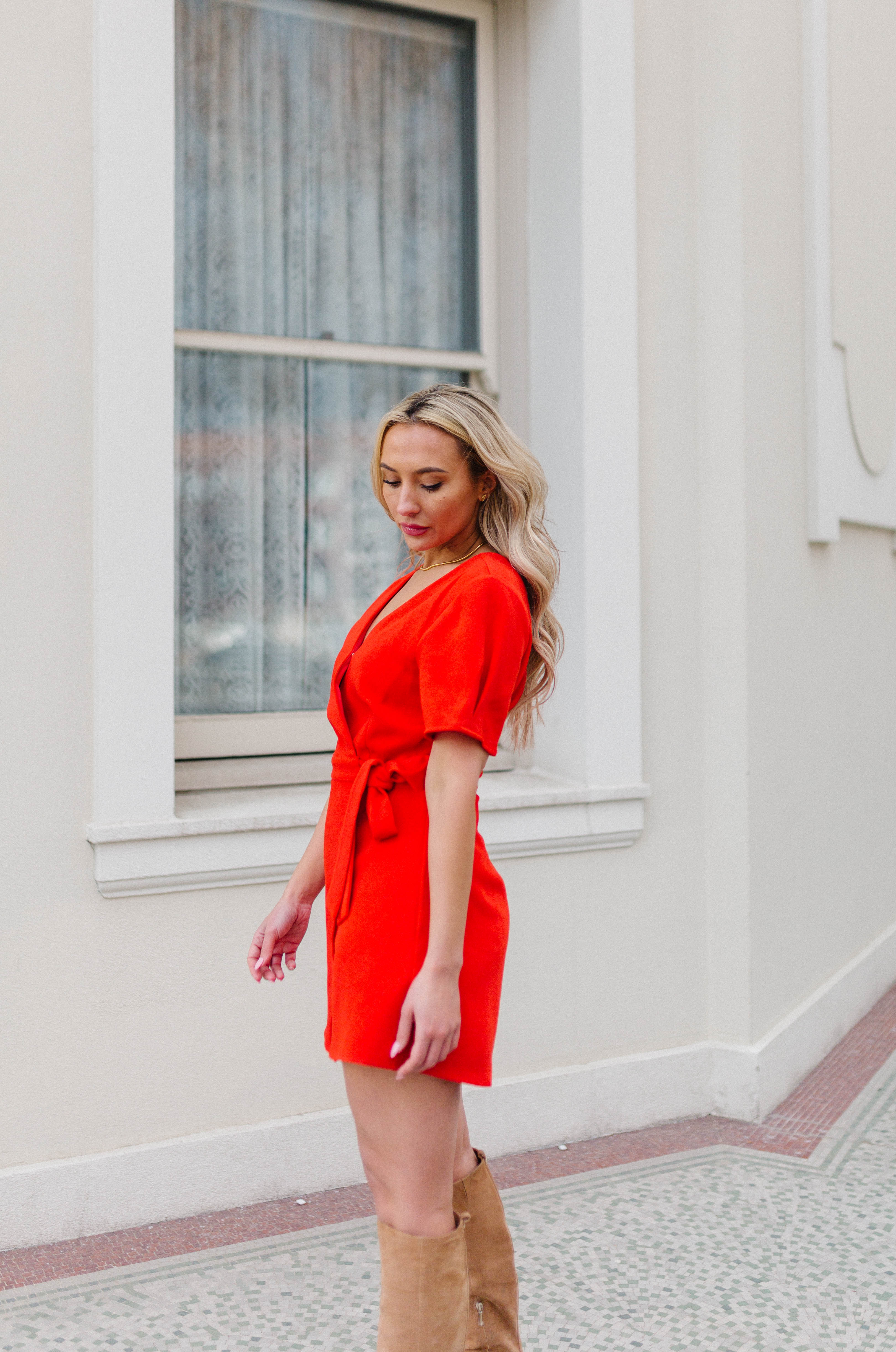 red sexy romper