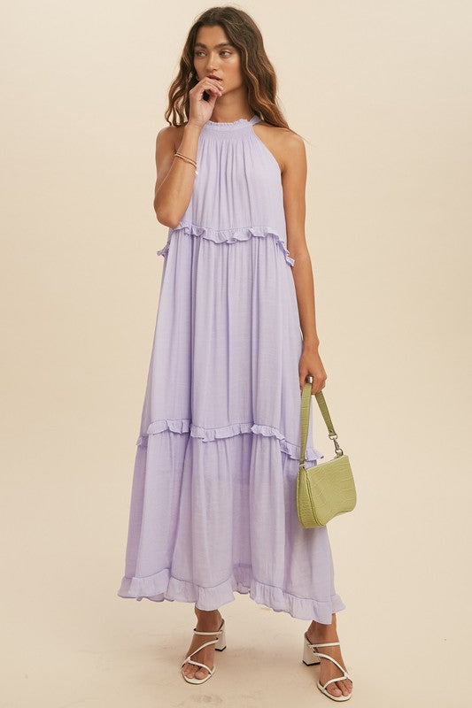 Nyla Maxi Dress - Lavender