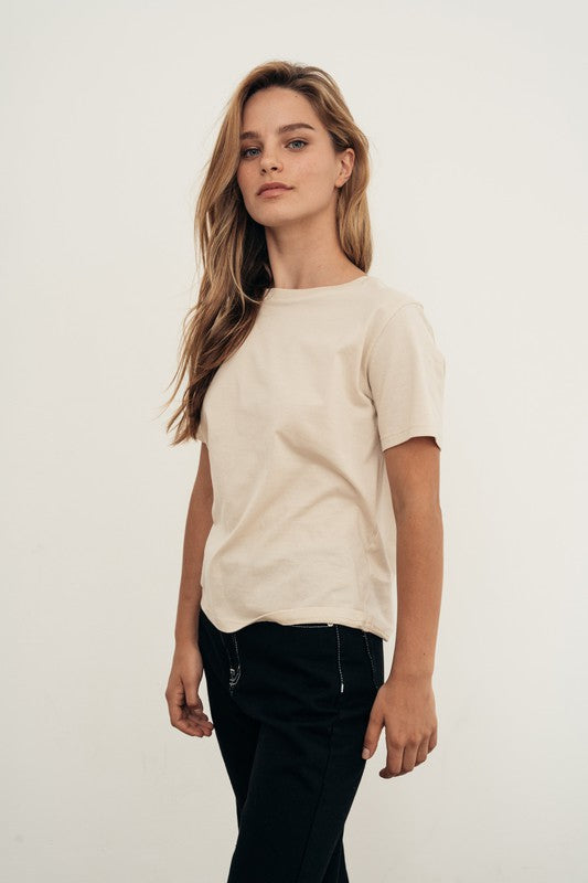 soft organic cotton tee