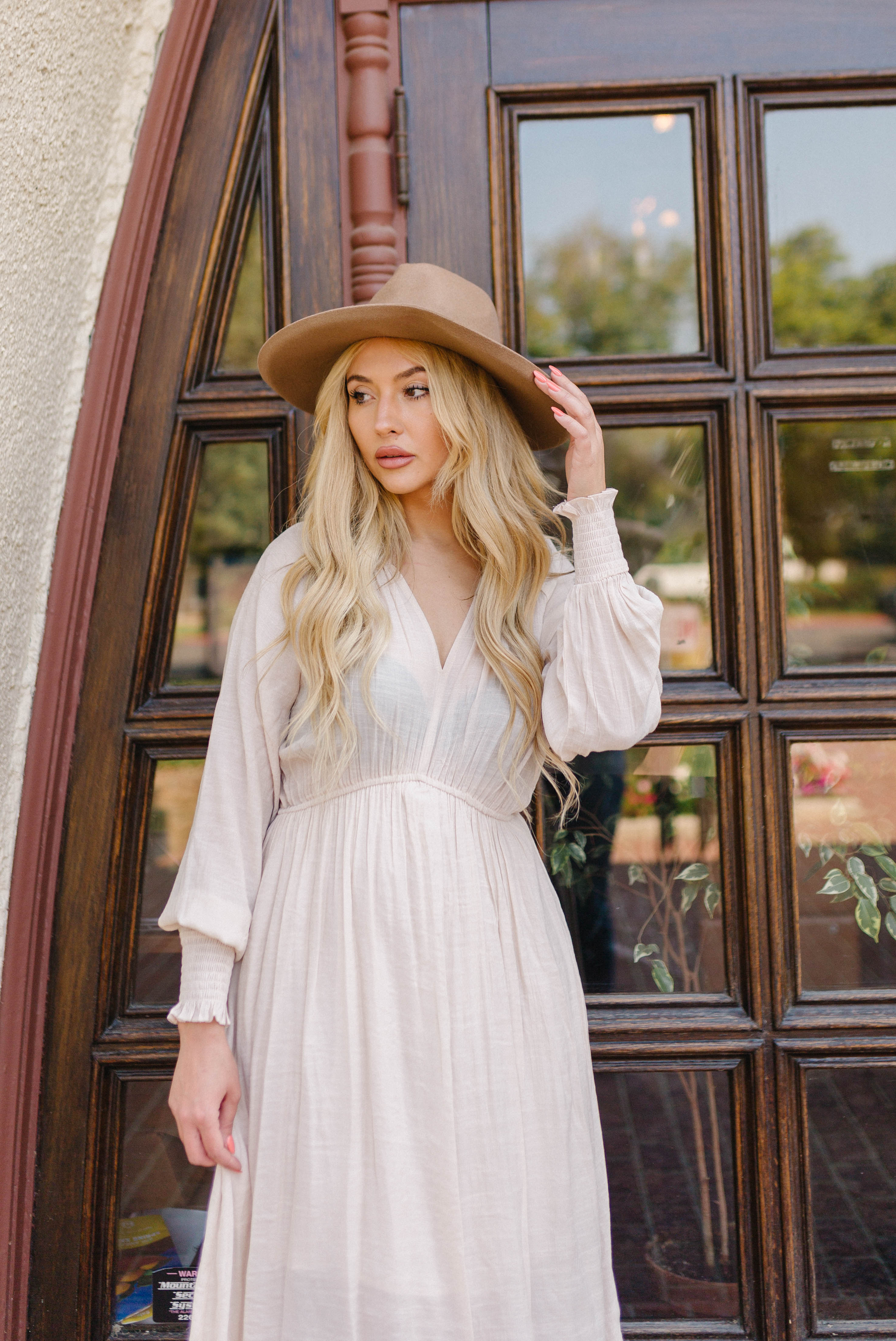Natural Hues Maxi Dress - Natural Cream