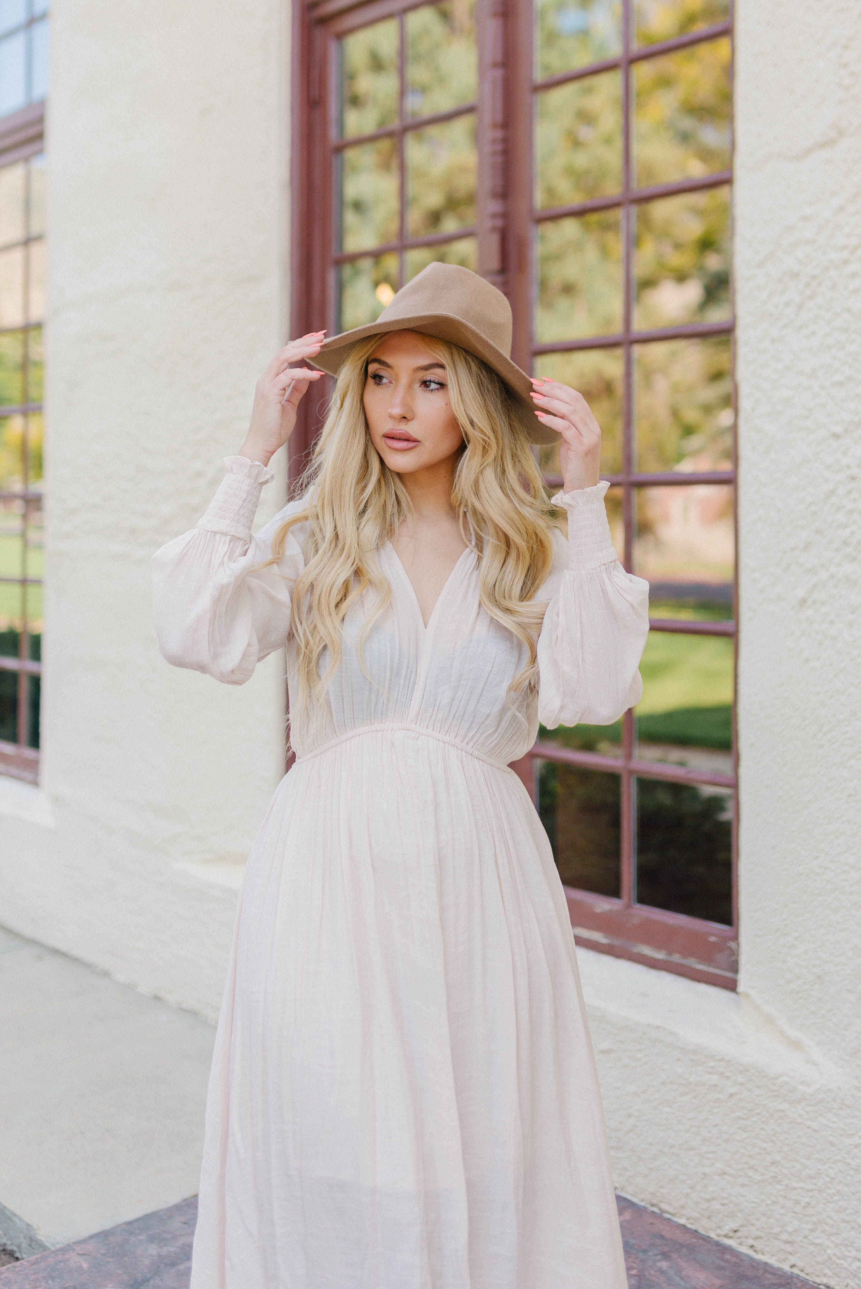 Natural Hues Maxi Dress - Natural Cream