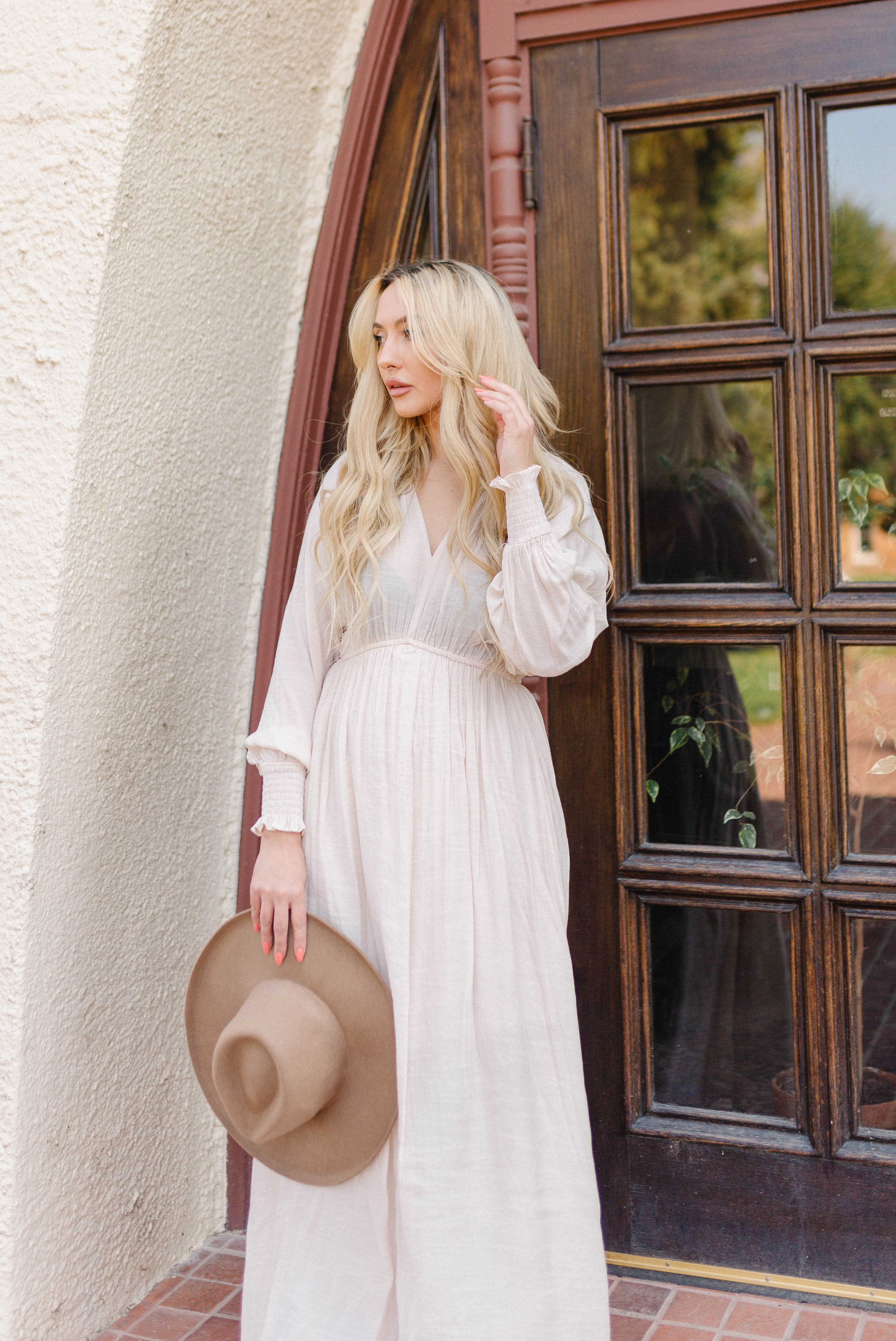 Natural Hues Maxi Dress - Natural Cream