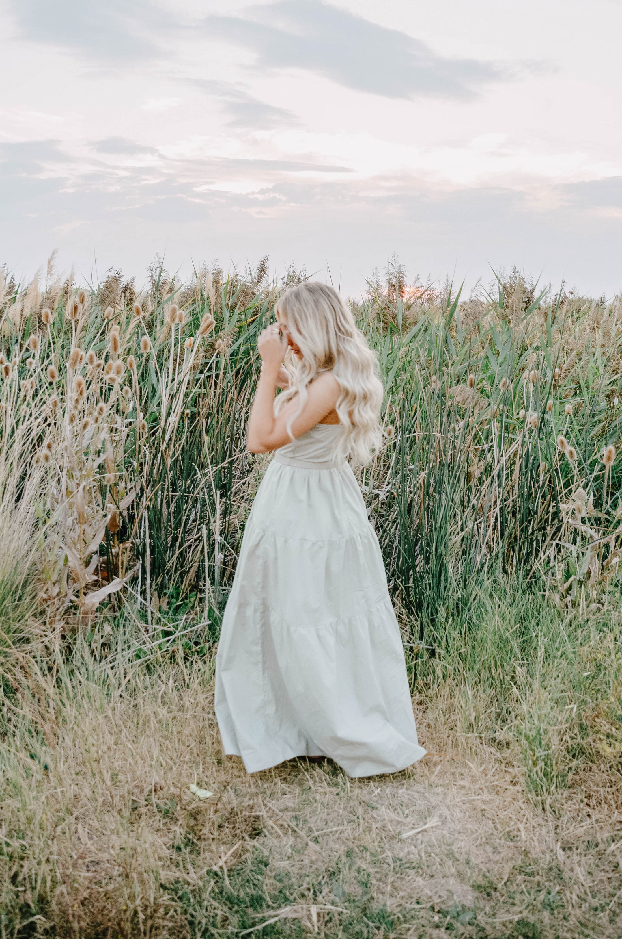 trendy mint sage maxi dress