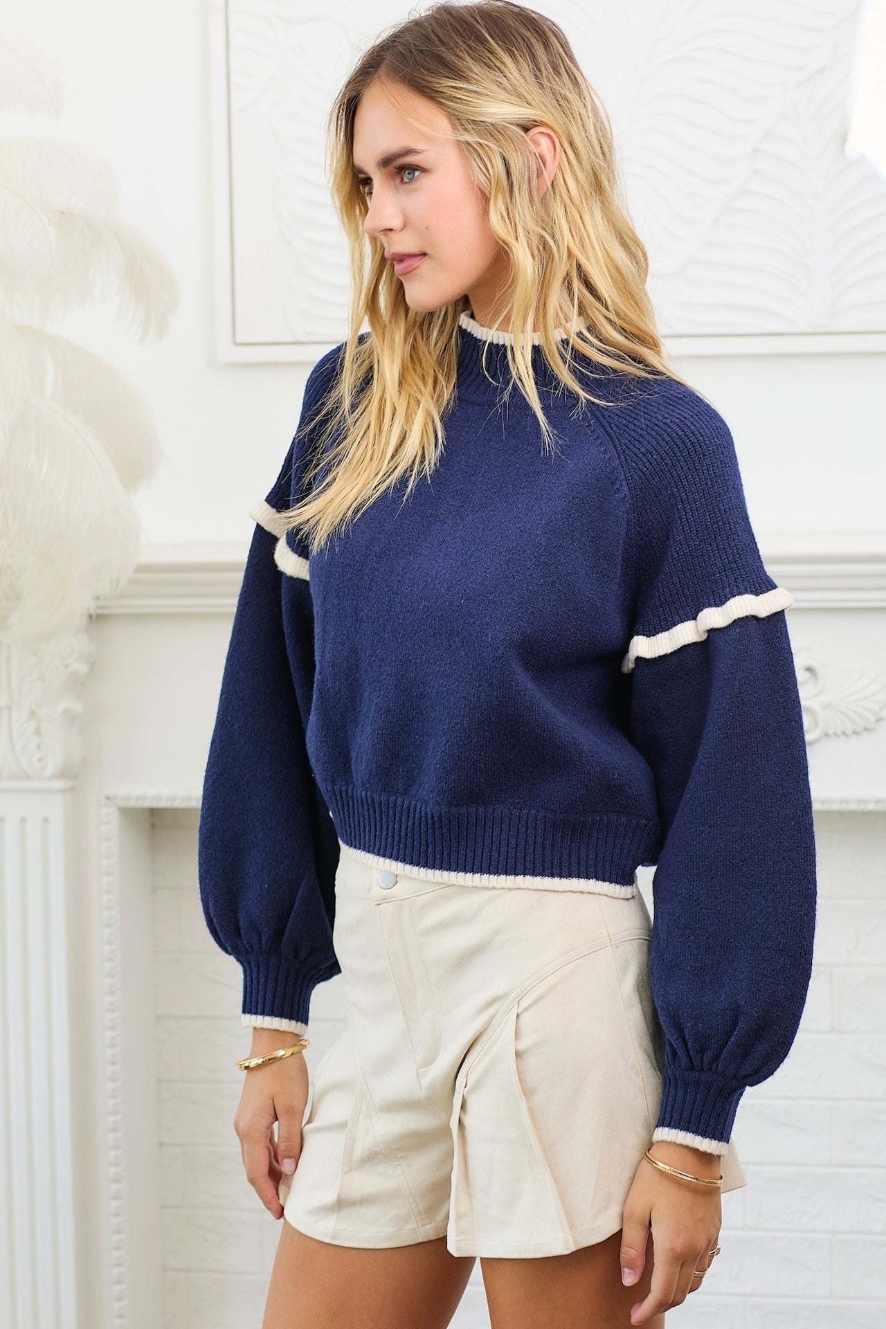 Navy Blue Sweater