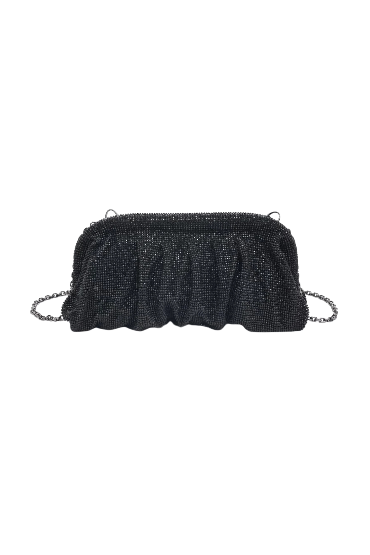 Black Rhinestone Evening Bag