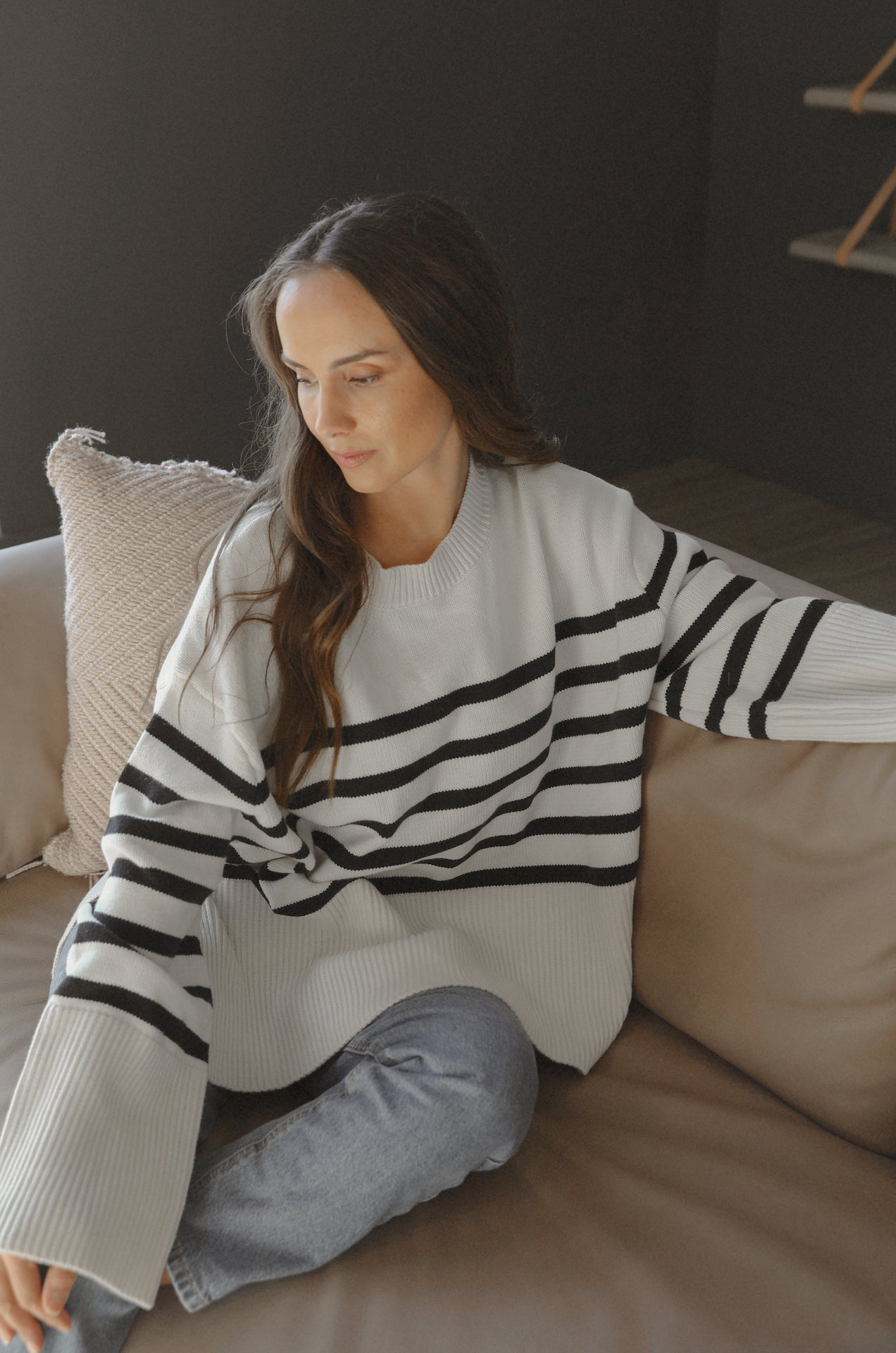 Oversized Striped Sweater